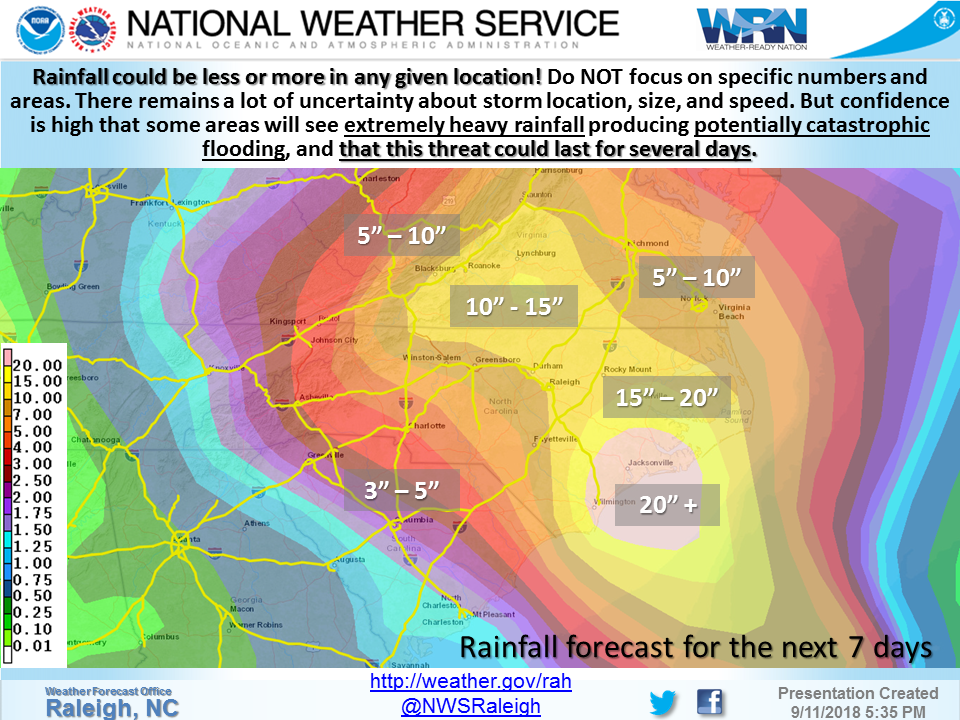 Here's the latest... - US National Weather Service Raleigh NC