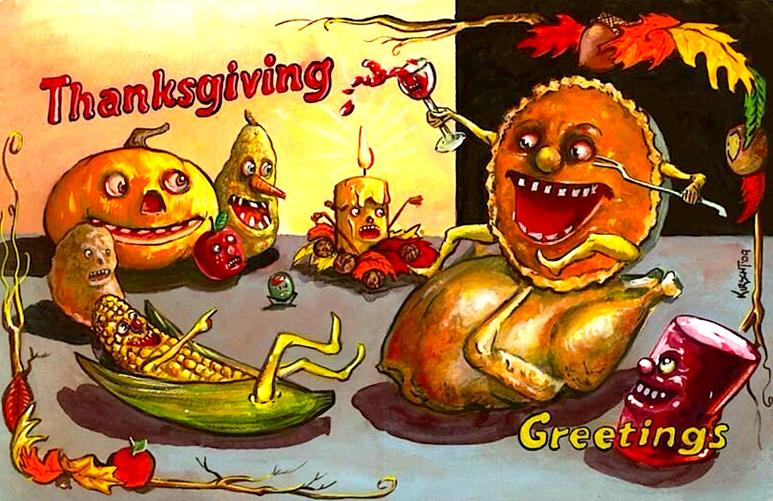 Universal Monsters Universe wishes a happy Thanksgiving