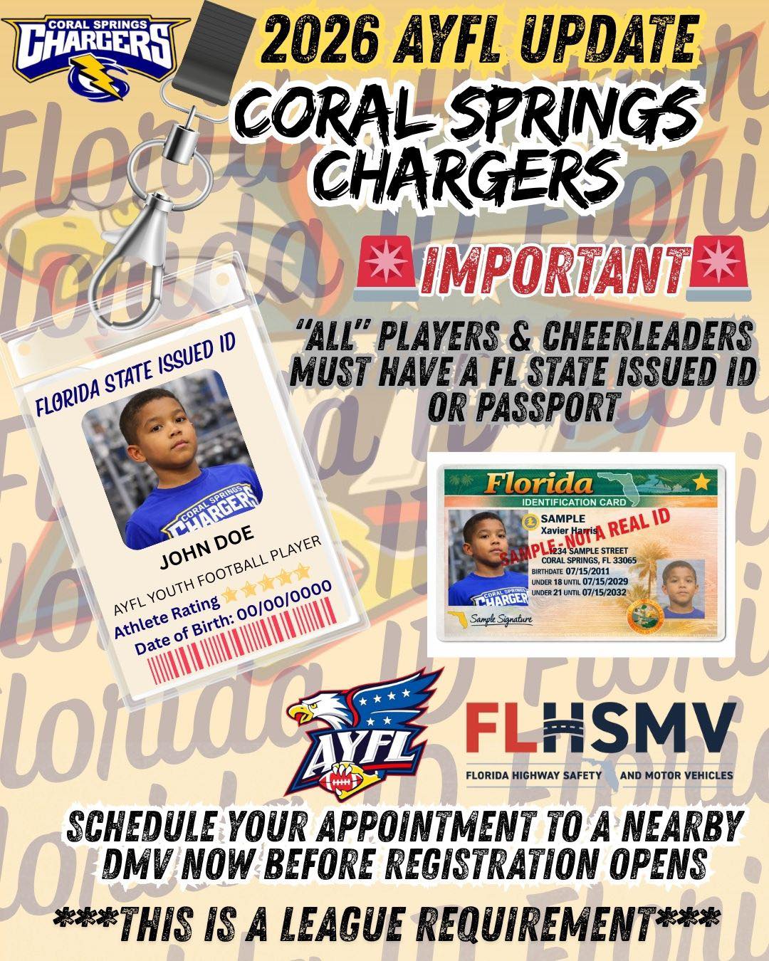Coral Springs Chargers added a... - Coral Springs Chargers