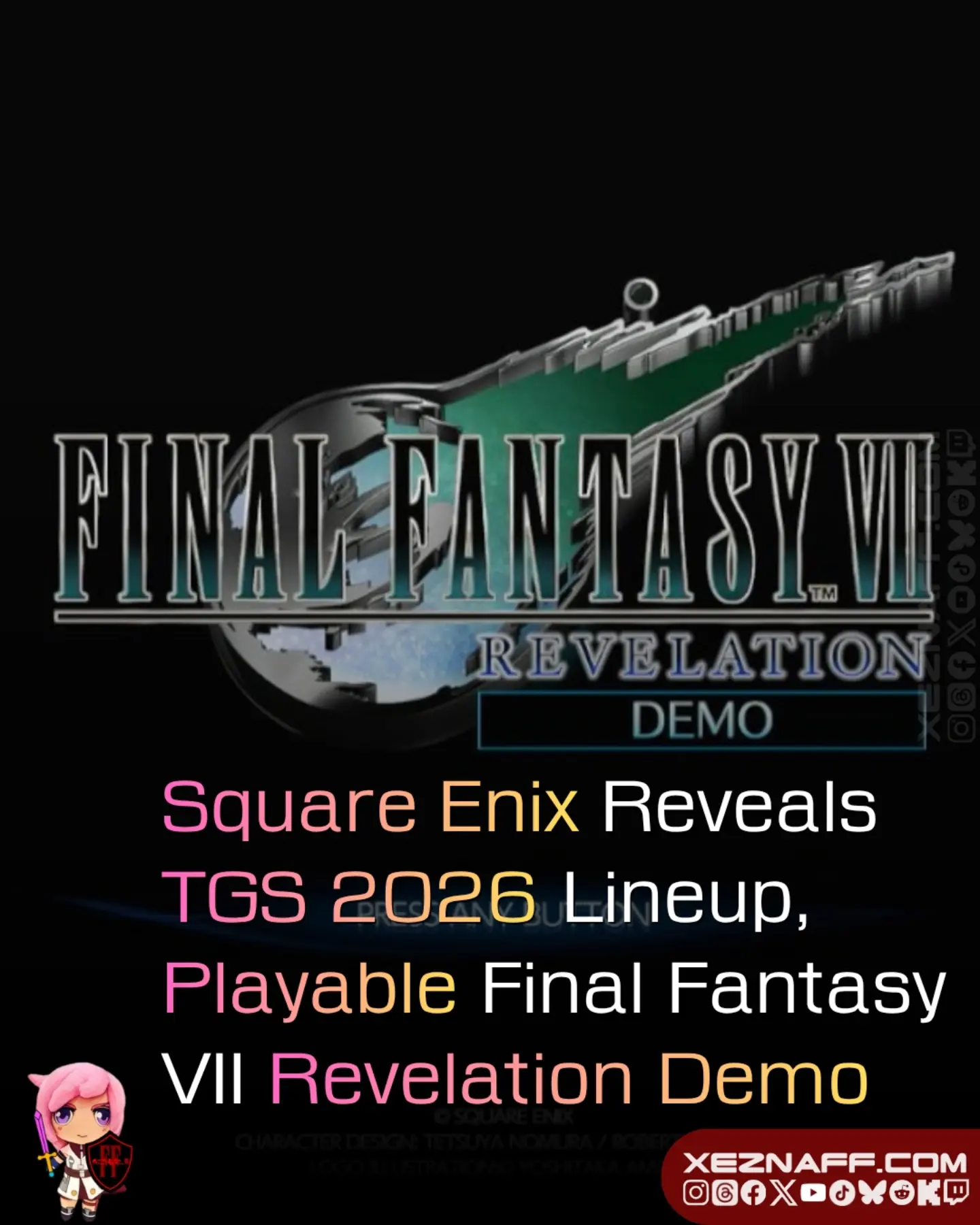 その他 SQUARE ENIX THANKS&KICK OFF PARTY2019 Square Enix's Tokyo Game Show 2026 lineup with Final Fantasy VII