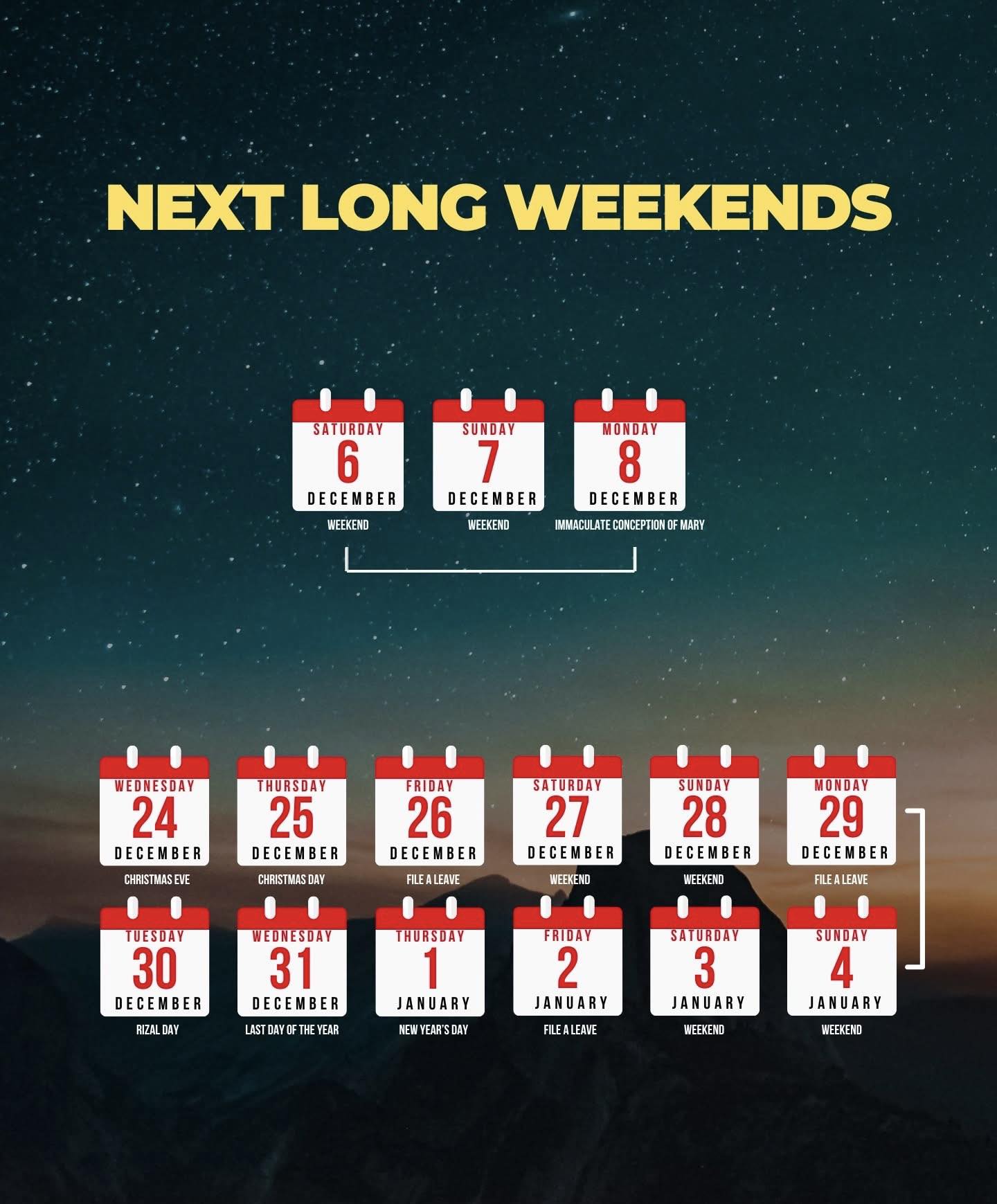 RTUista Diaries | Long weekend is coming 😎 | Facebook