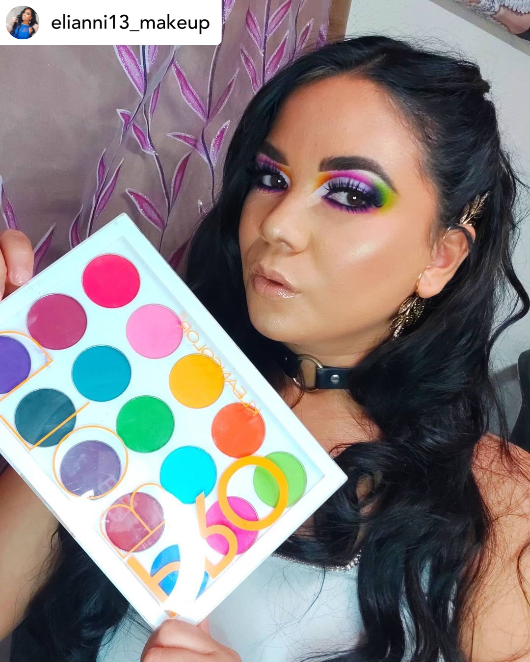 KleanColor - 💜💚💛The very gorgeous @elianni13_makeup...