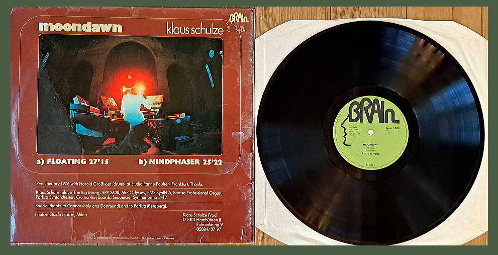 Klaus Schulze's Moondawn album with Harald Grosskopf