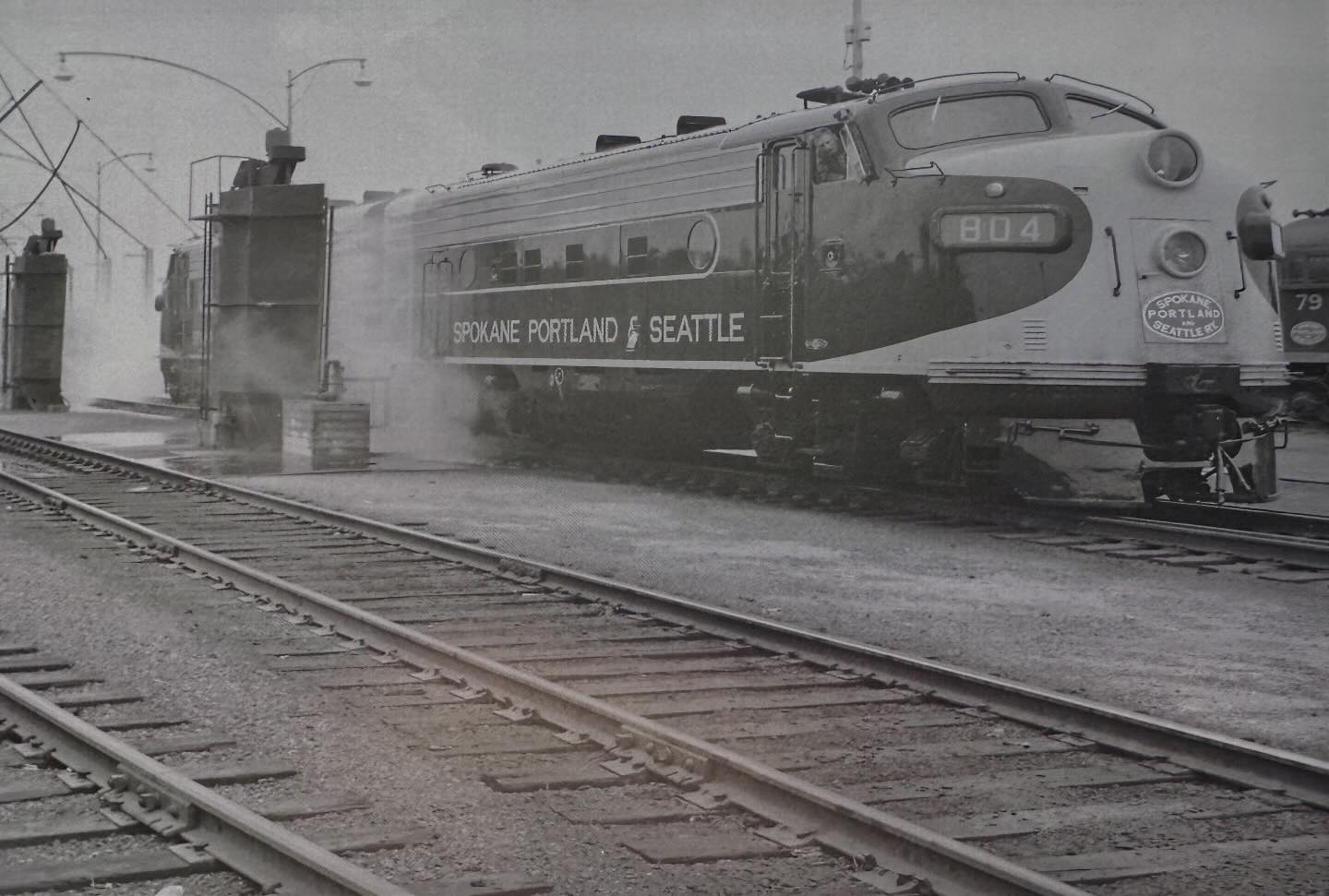 Inland - Spokane, Portland & Seattle Railway EMD F7 #804 is