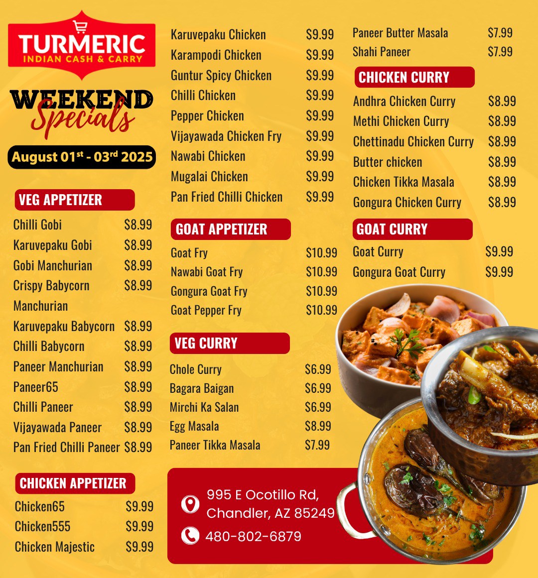 Turmeric Express Indian Grocery & Restaurant | Chandler AZ