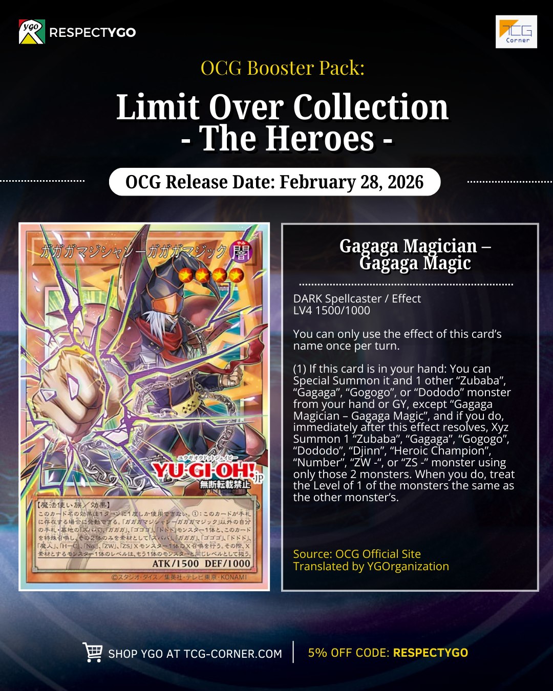 RespectYGO - 'NEW OVERFRAMES!!' 😍 JUST IN: We'll be revealing six new ...