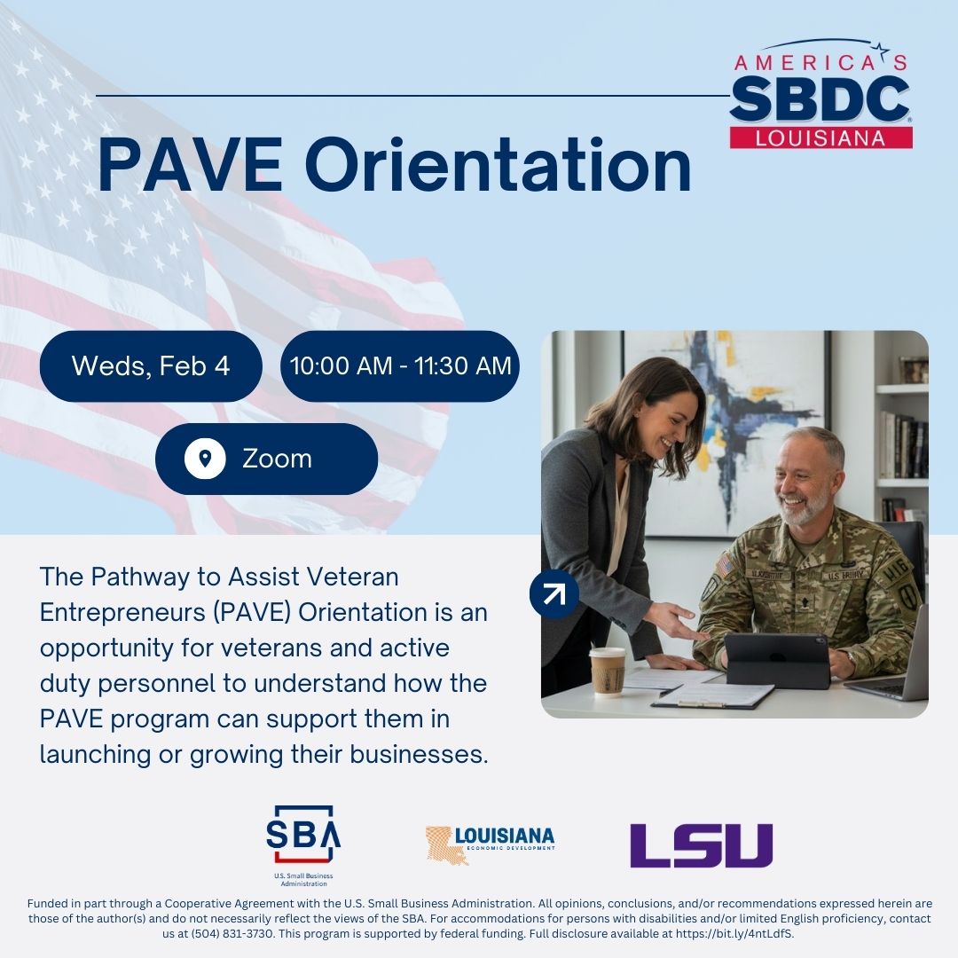 Louisiana SBDC at... - Louisiana SBDC at Southern University