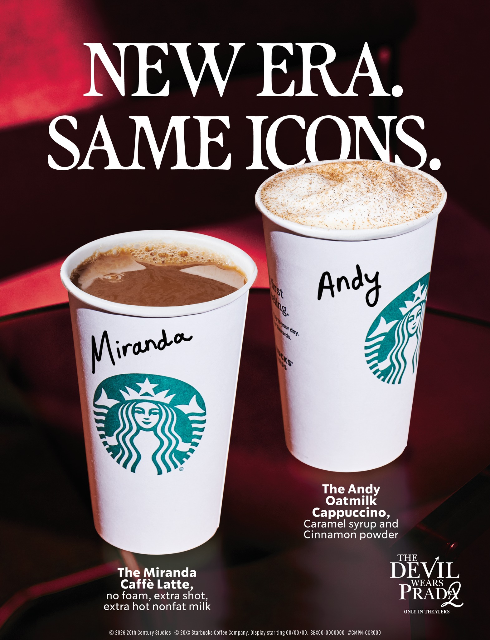 Starbucks introduces Devil Wears Prada inspired drinks