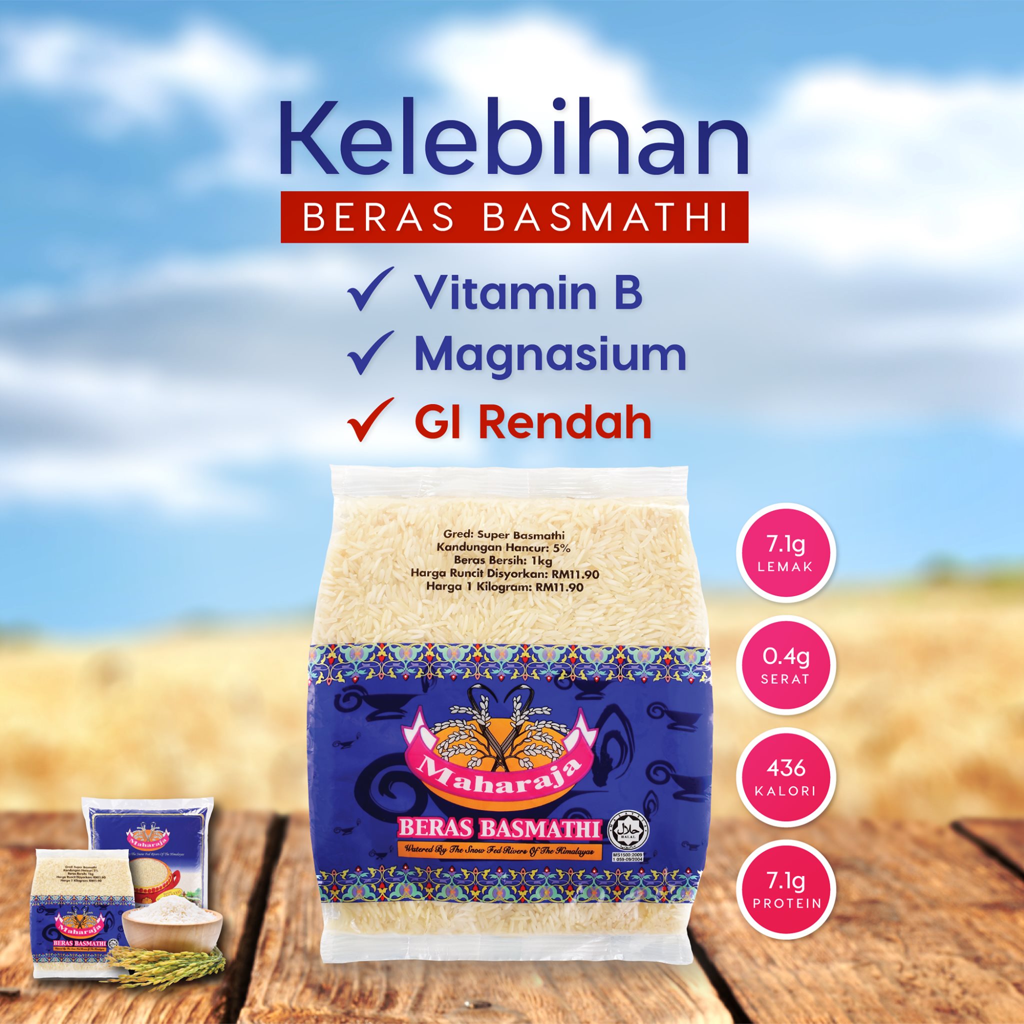 Maharaja Basmathi Rice Basmati Dikatakan Lebih Sihat Berbanding Dengan Beras Biasa Disebabkan Beberapa Kelebihan Seperti Kandungan Vitamin B Tinggi Kandungan Magnesium Tinggi Index Glisemia Rendah Tukarlah Kepada Beras