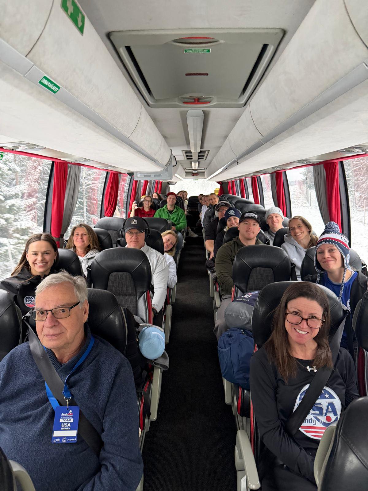 USA - Team USA took a scenic three-hour bus ride through Finland today ...
