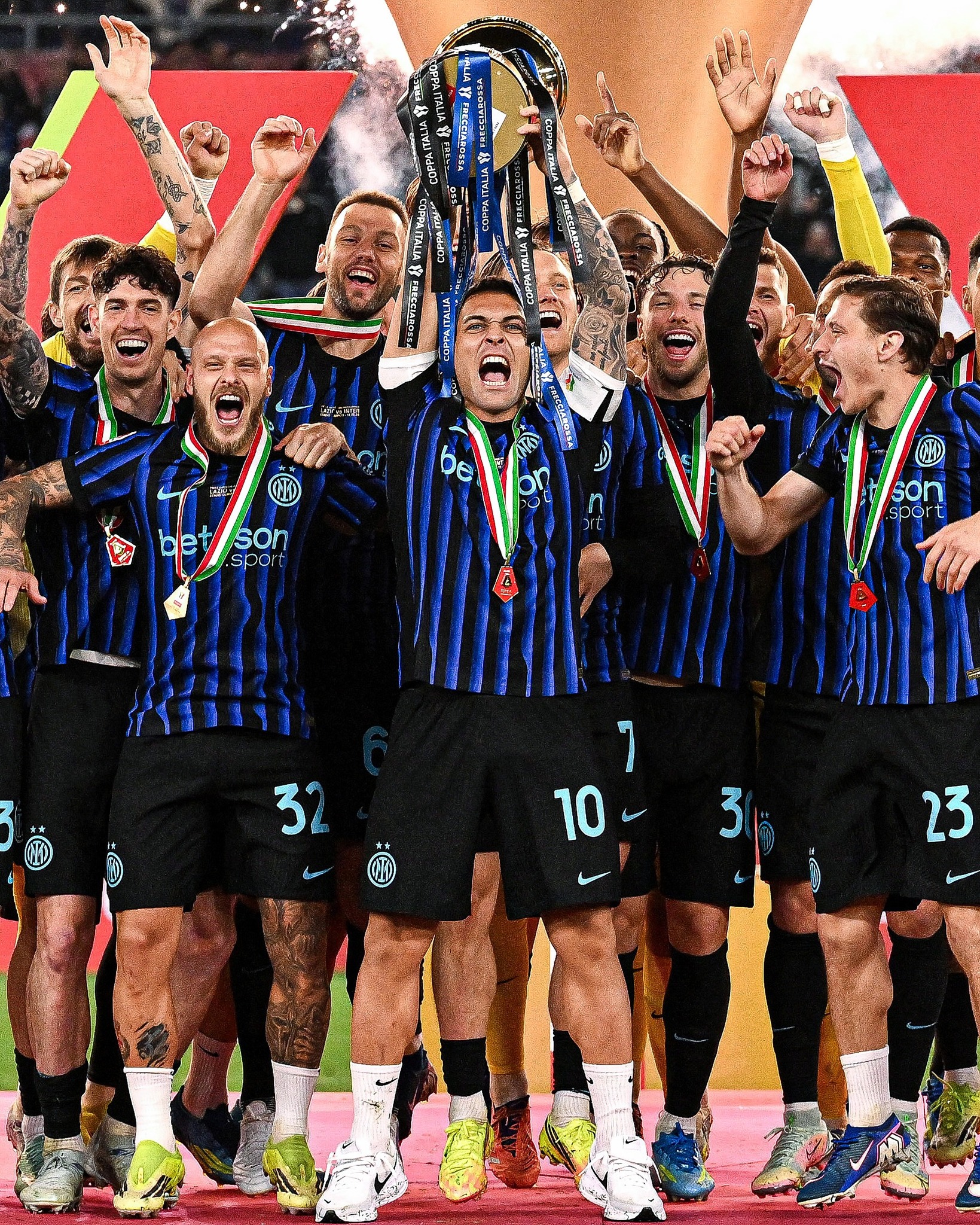 🏆 #インテル が国内二冠を達成！🏆 ラツィオとのコッパ・イタリア決勝
