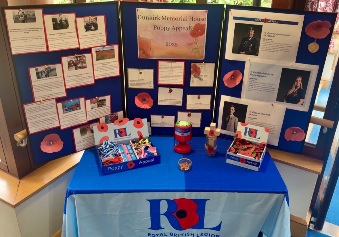 🌺 Poppy Appeal 2025 – Officially... - Dunkirk Memorial House | Facebook