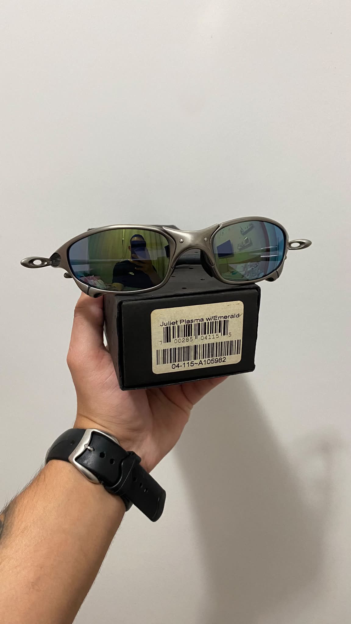 Oakley Juliet plasma emerald iridium 4 generation glasses