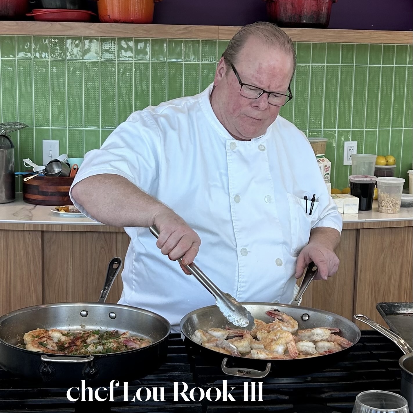 The dynamic duo of chef Lou Rook... - Kitchen Conservatory | Facebook