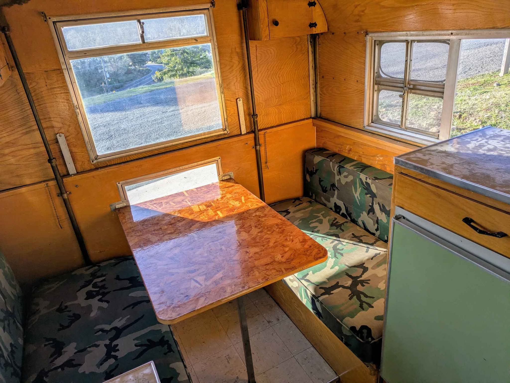 1958 Alaskan slide in truck bed camper 8' original model + almost full ...