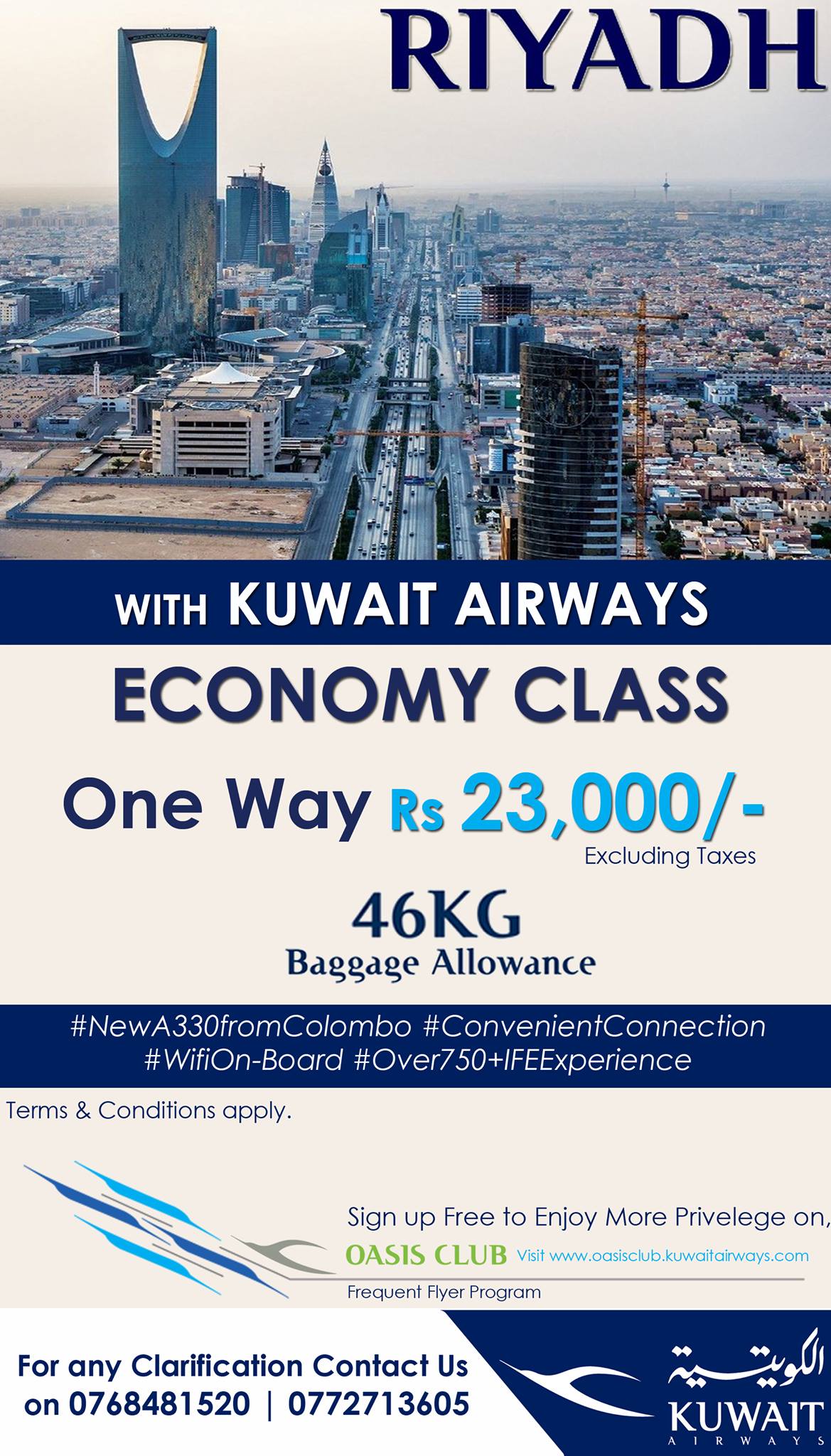 Kuwait Airways Colombo Visit Riyadh With Kuwait Airways Kuwaitairways A330 Specialpromotions Facebook