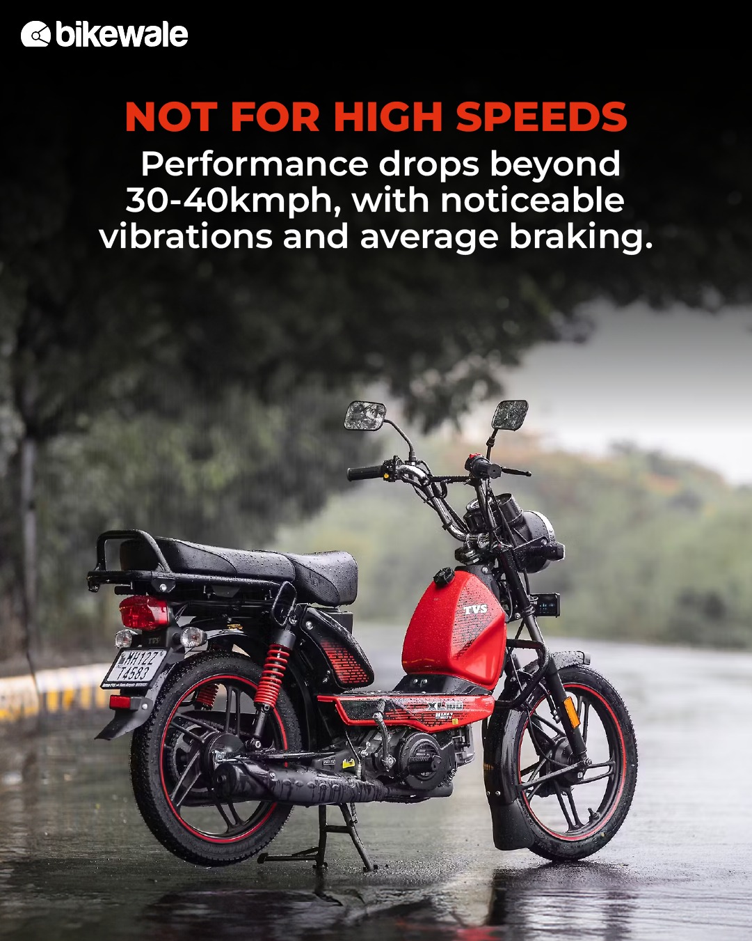 The TVS XL100 Heavy Duty continues to be the dependable workhorse