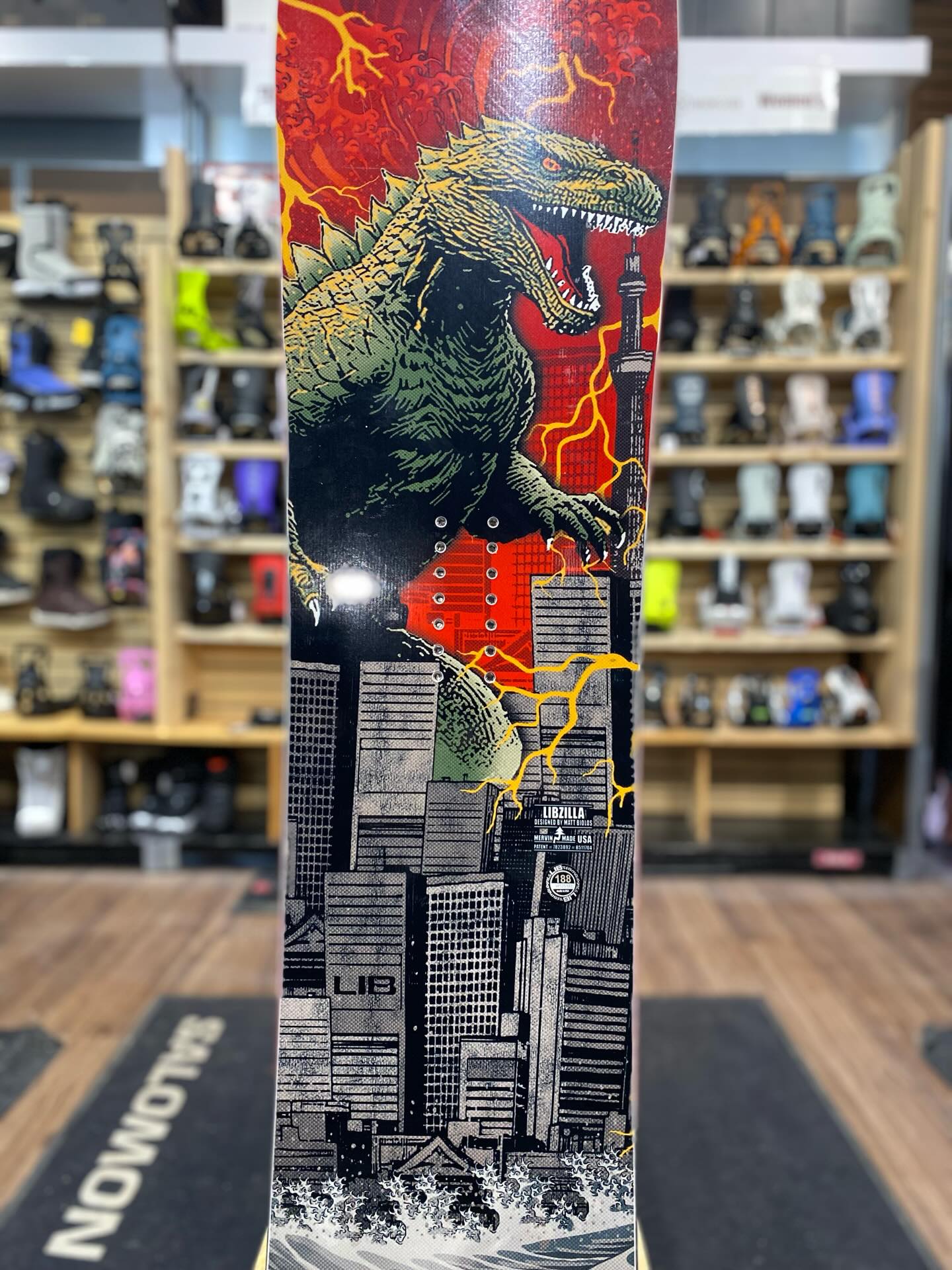 レア】Lib Technologies 156 ヴィンテージ SALOMON