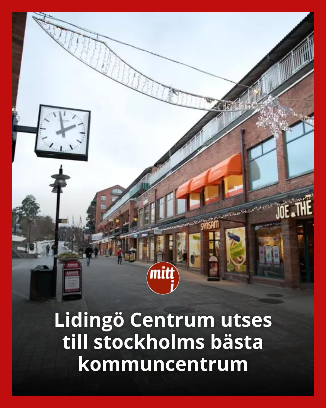 Mitt i Lidingö - Nu hyllas centrumet på ön, visar ny... | Facebook