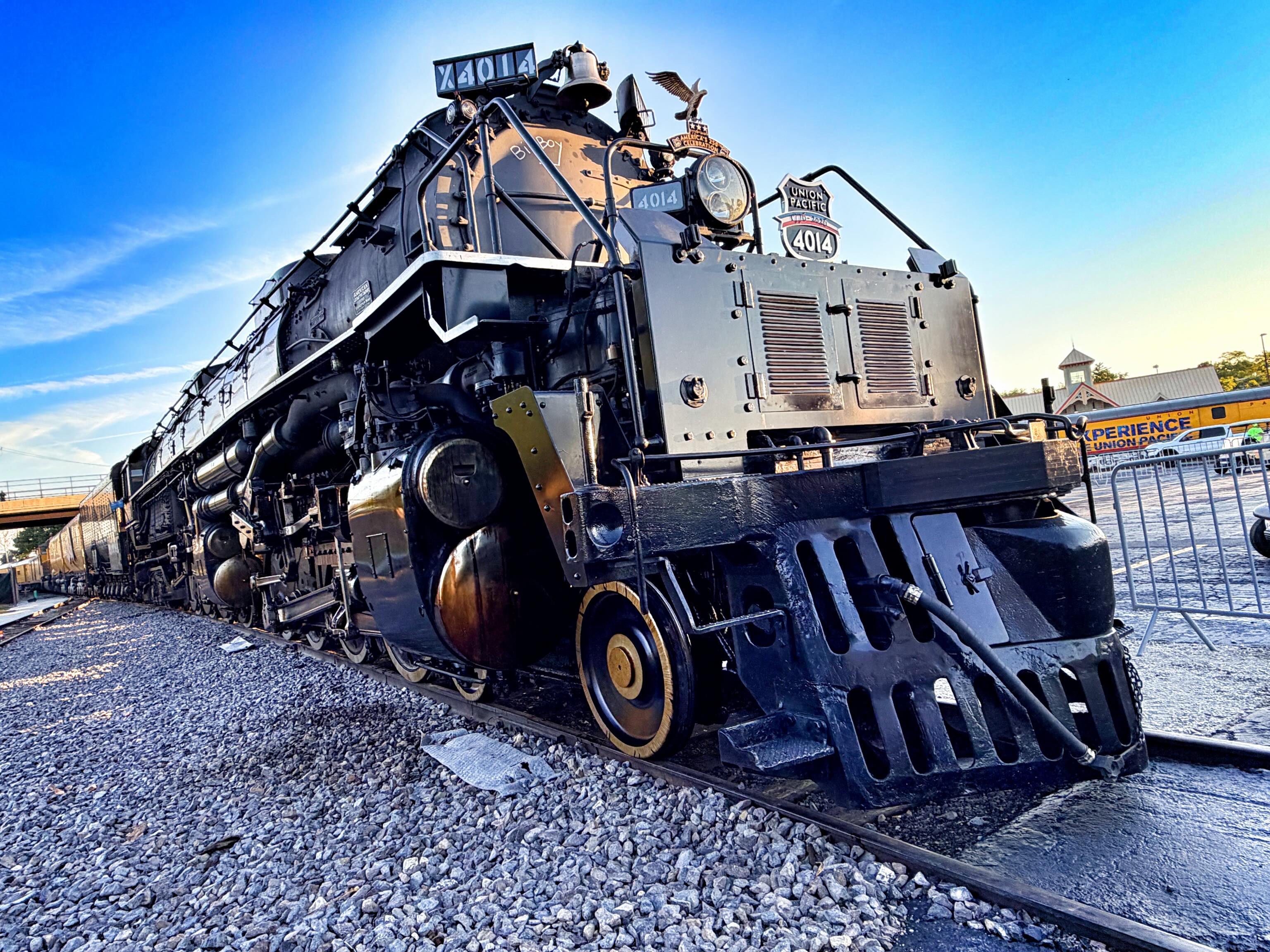 GOOD MORNING! I am hanging out with Union Pacific BIG BOY NO. 4014 