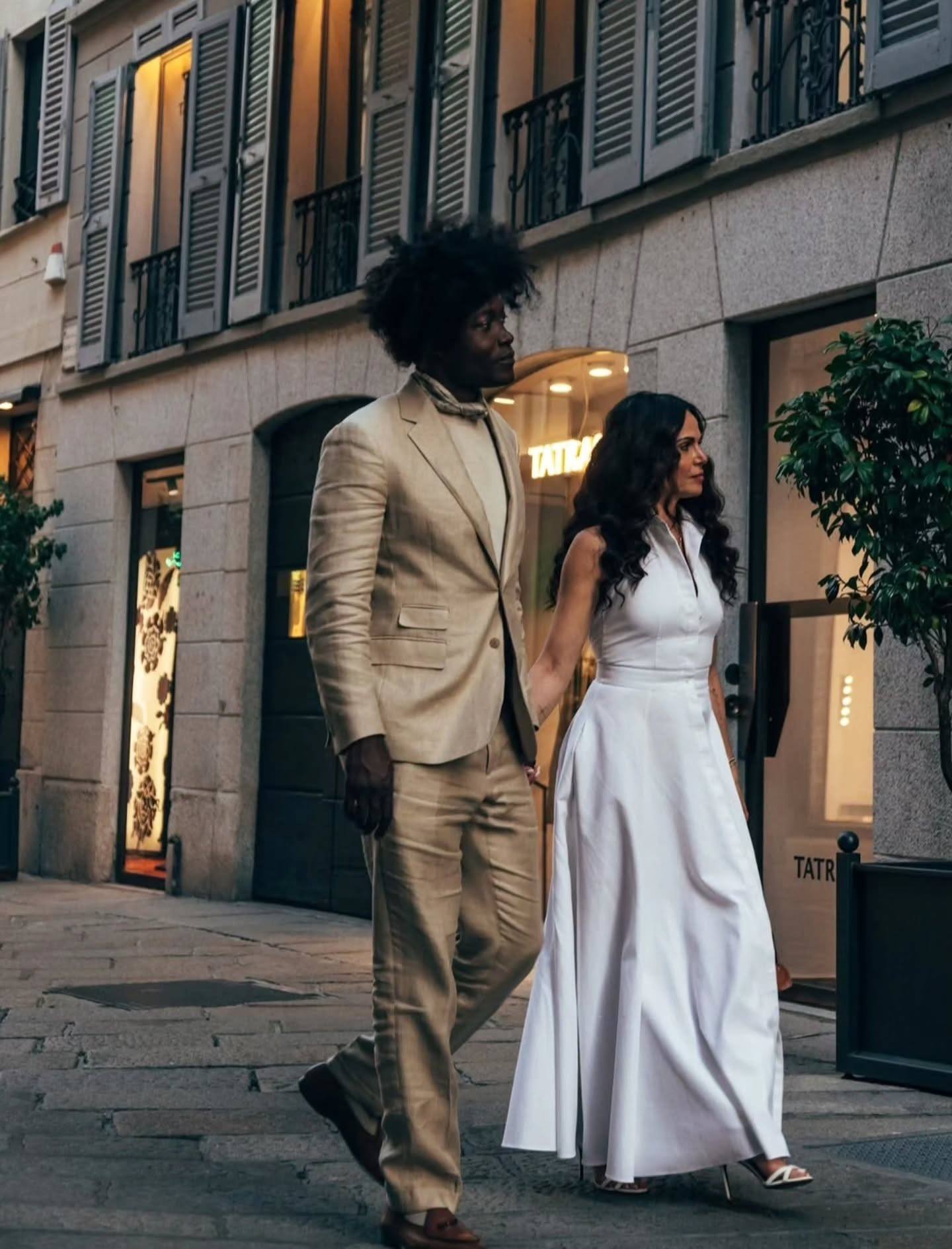 The Lana Parrilla and Benjamin Clementine at Ralph Lauren's