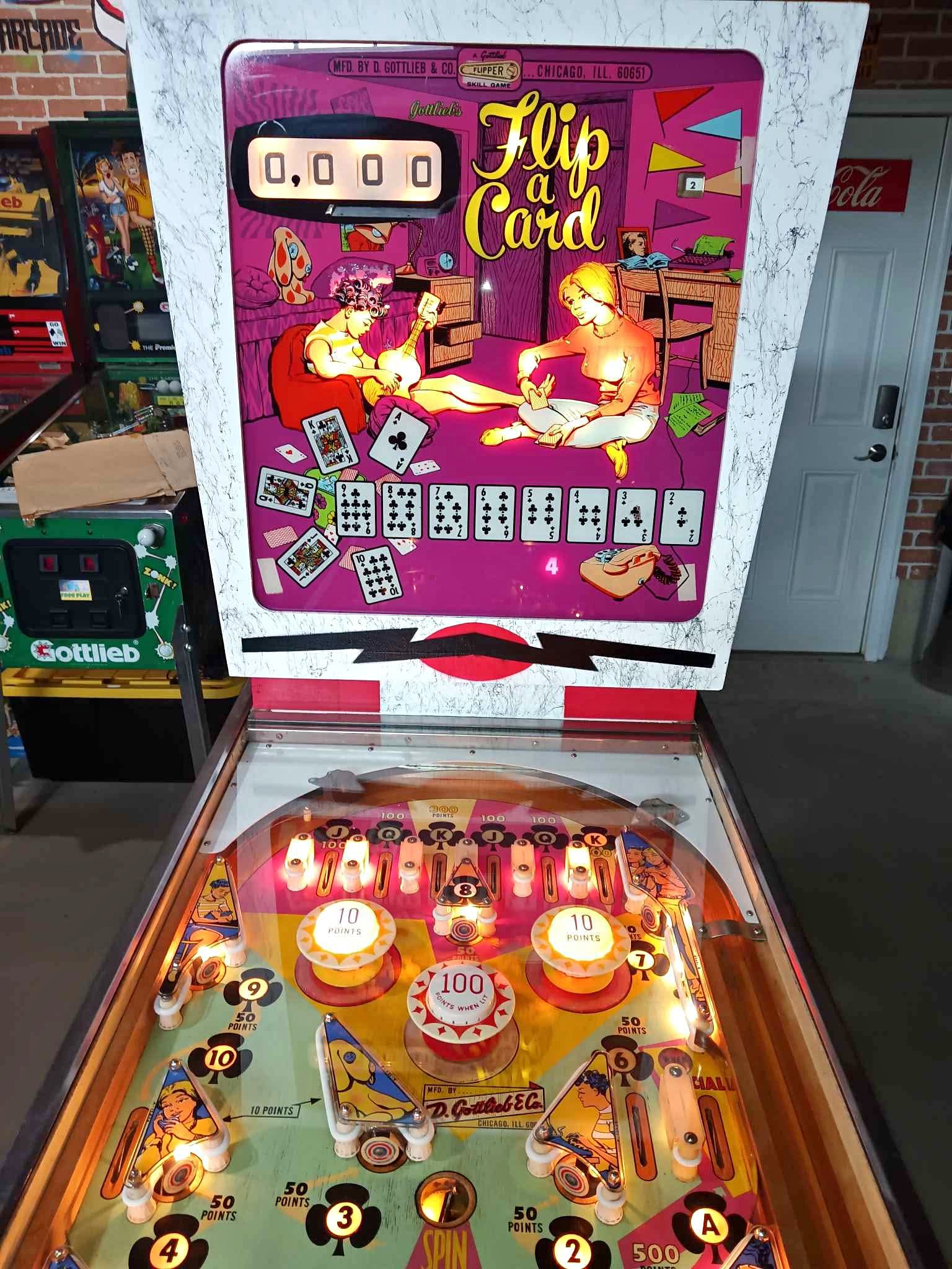 Gottlieb Flip a Card Pinball Machine - Games - Mount Sterling, Kentucky ...
