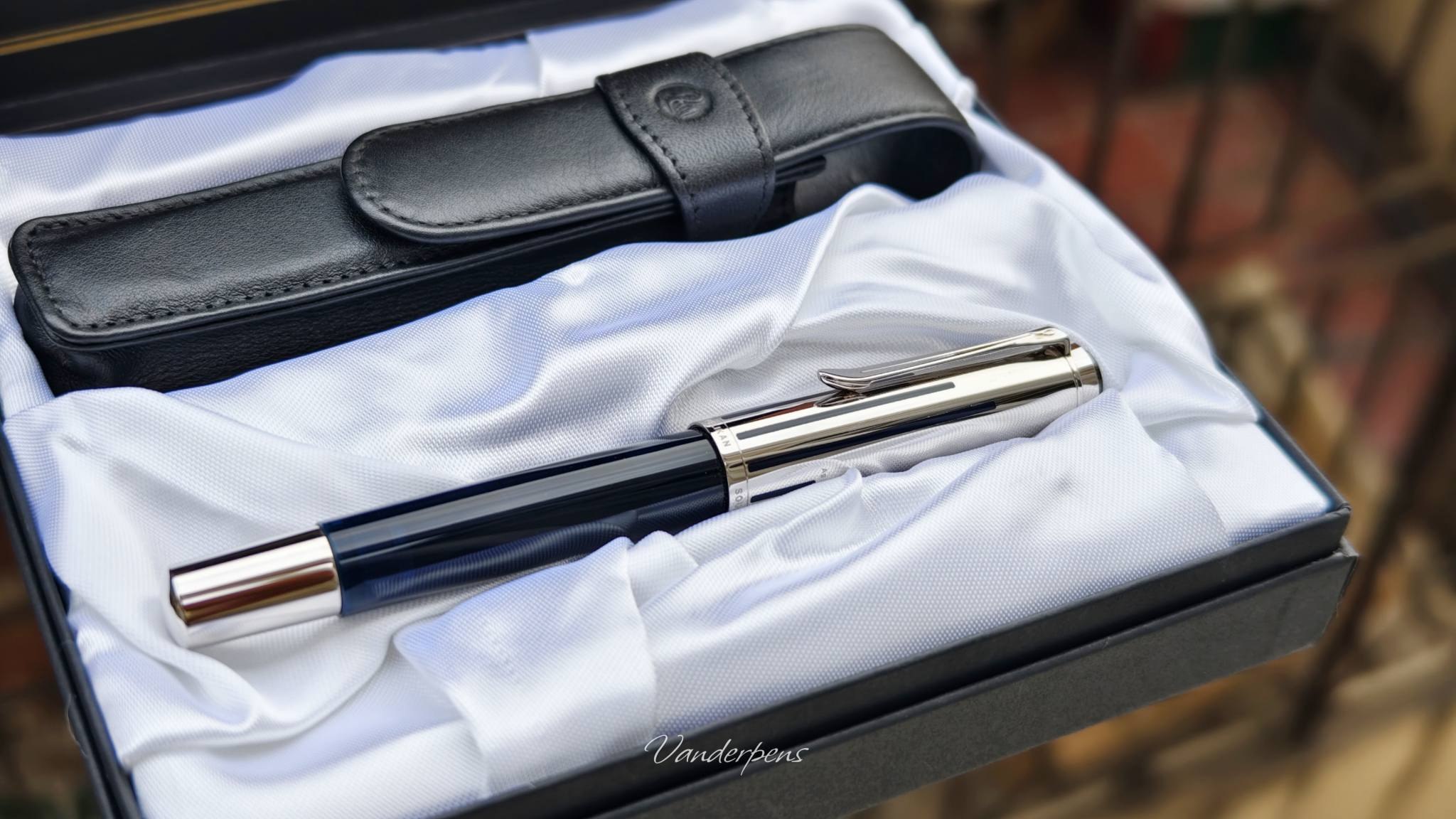 Pelikan Souveran M625 Deep Blue Translucent Sterling Silver