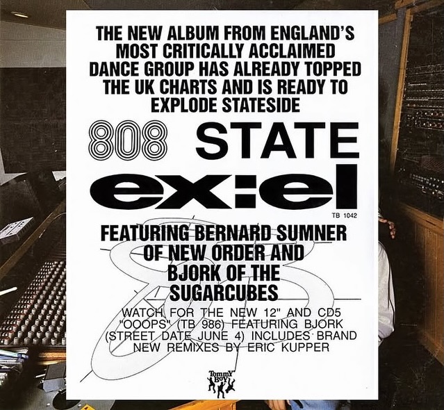 March 4, 1991: 808 State released their third studio album “ex:el