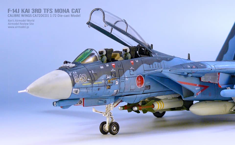From Twitter, Japan. #DreamCats #CA72DC01 1/72 F-14J Kai MonaCat