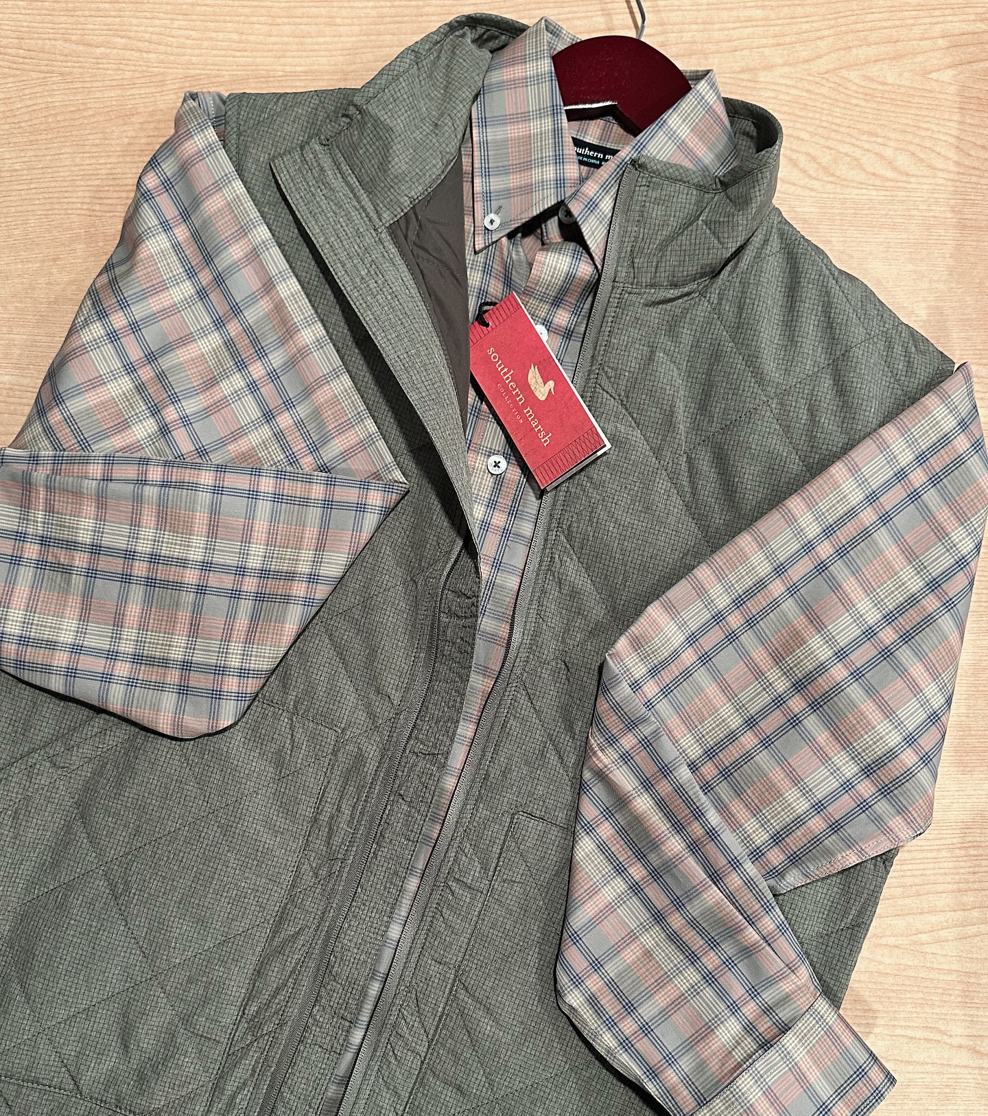 jose moon Wool Minimal Blouson Gray Size F