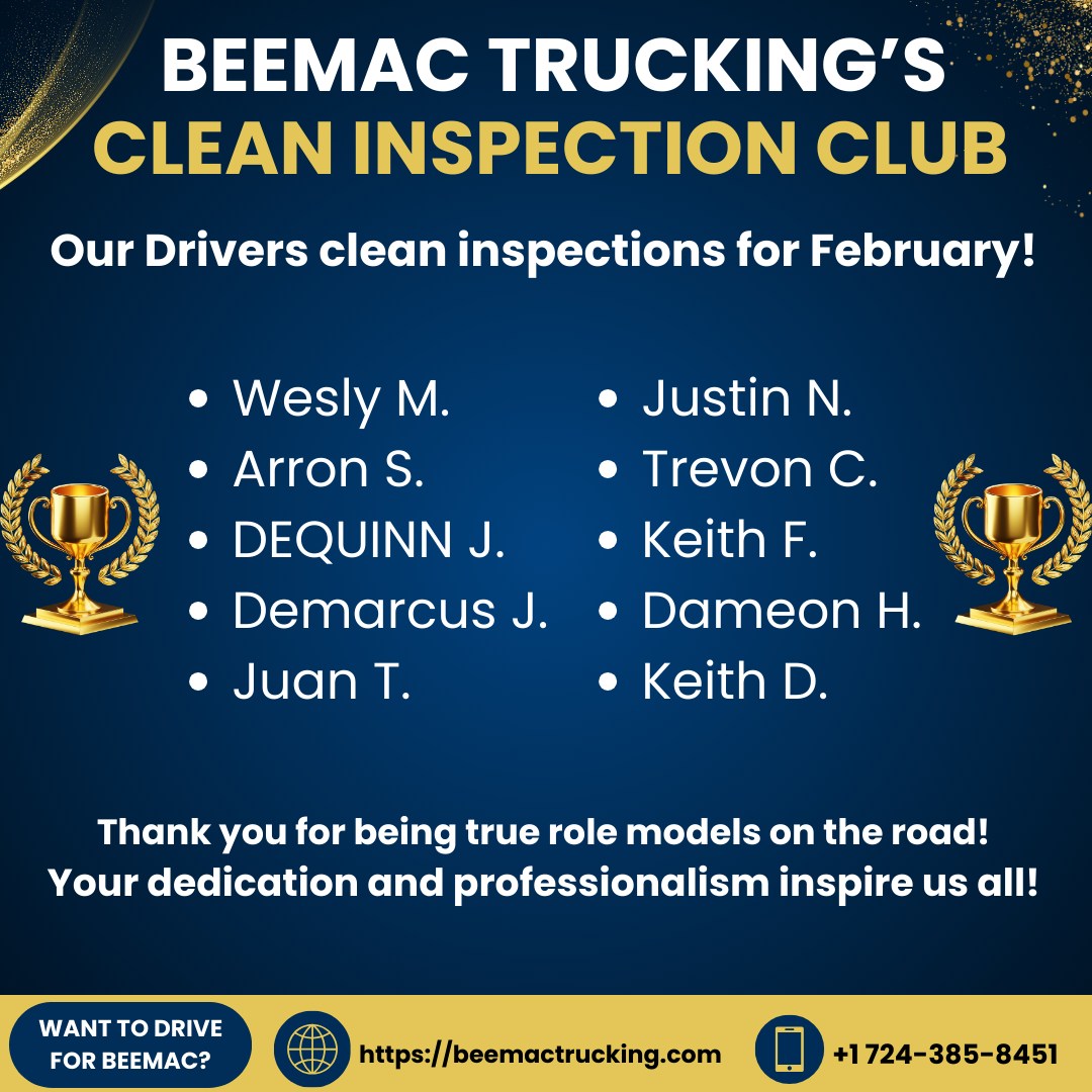 Beemac Trucking - Beemac Trucking | Clean Inspection Club... | Facebook
