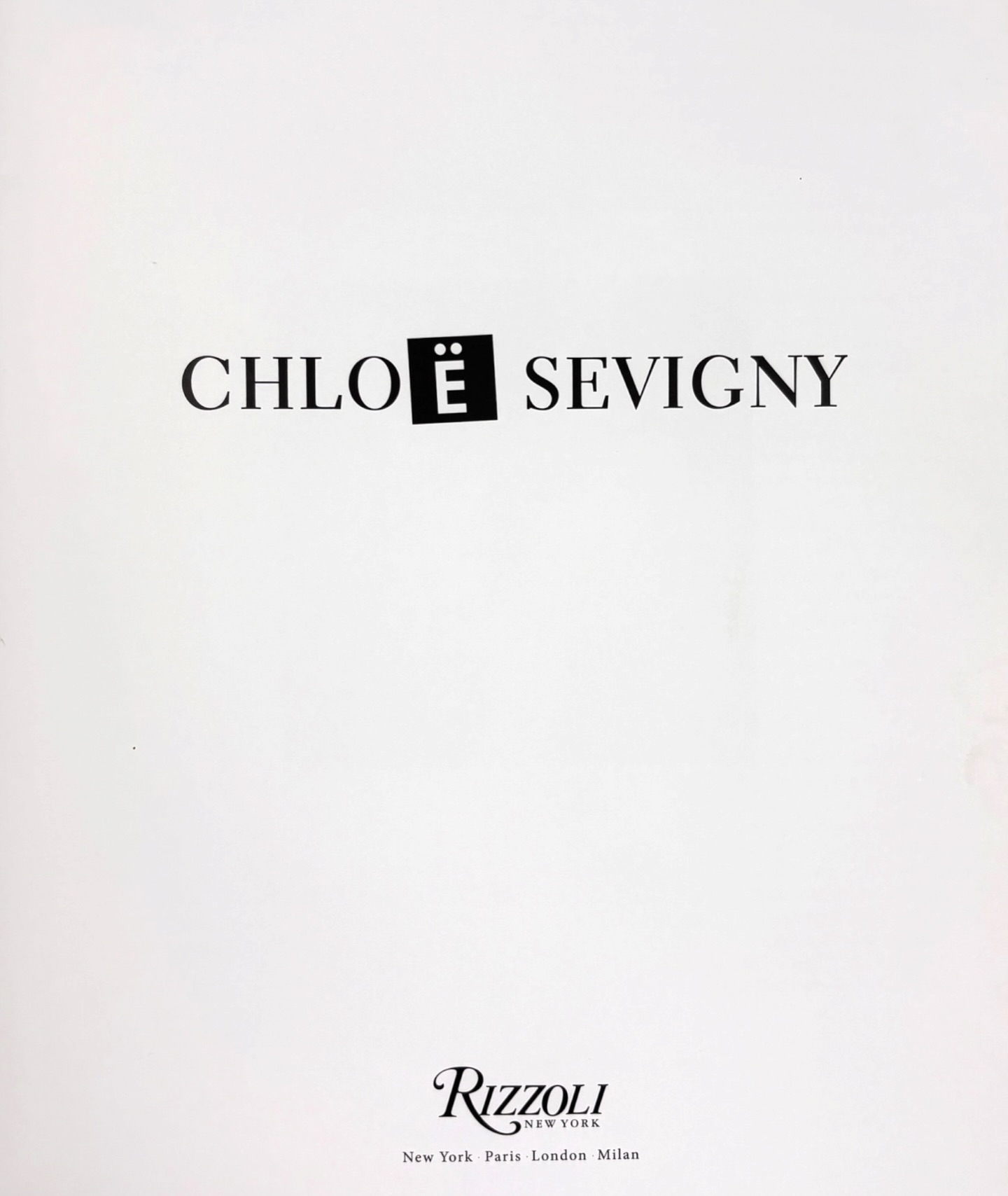 2015 Chloë Sevigny Rizolli Book 1st Edition - Highly sought after