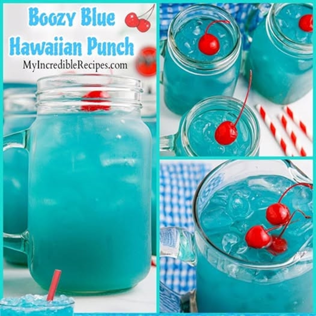 New Year's Boozy Blue Hawaiian... - Recipes From Heaven | Facebook
