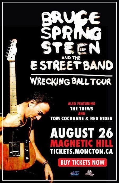 Bruce Springsteen's 2012 concert at Magnetic Hill in Moncton, New