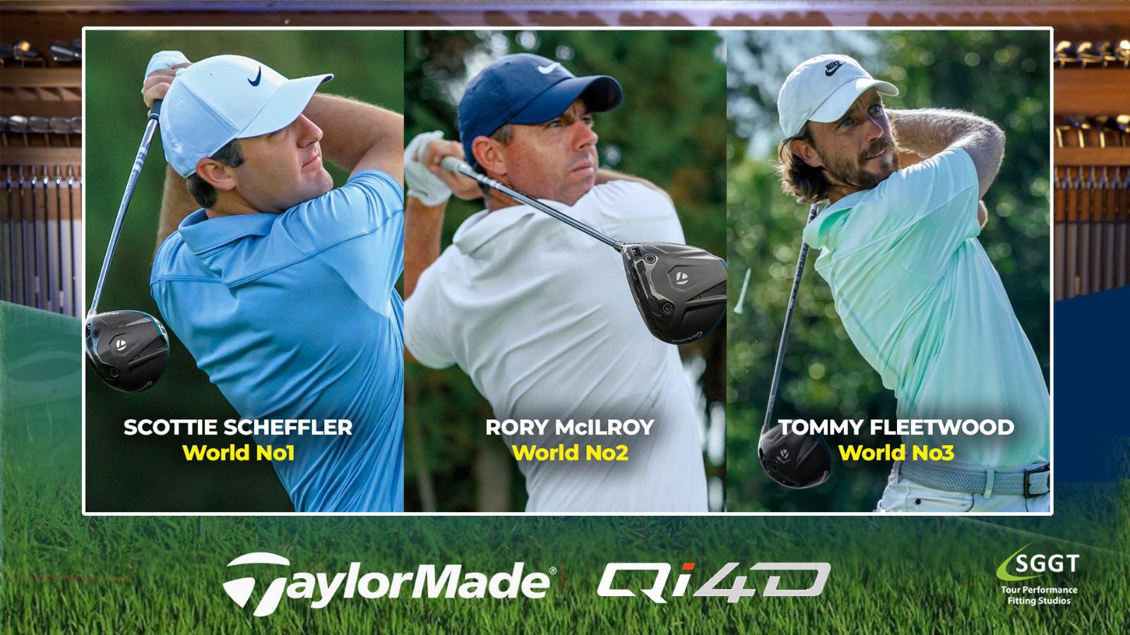 ダニエル The world's best have gone straight into TaylorMade Qi4D drivers
