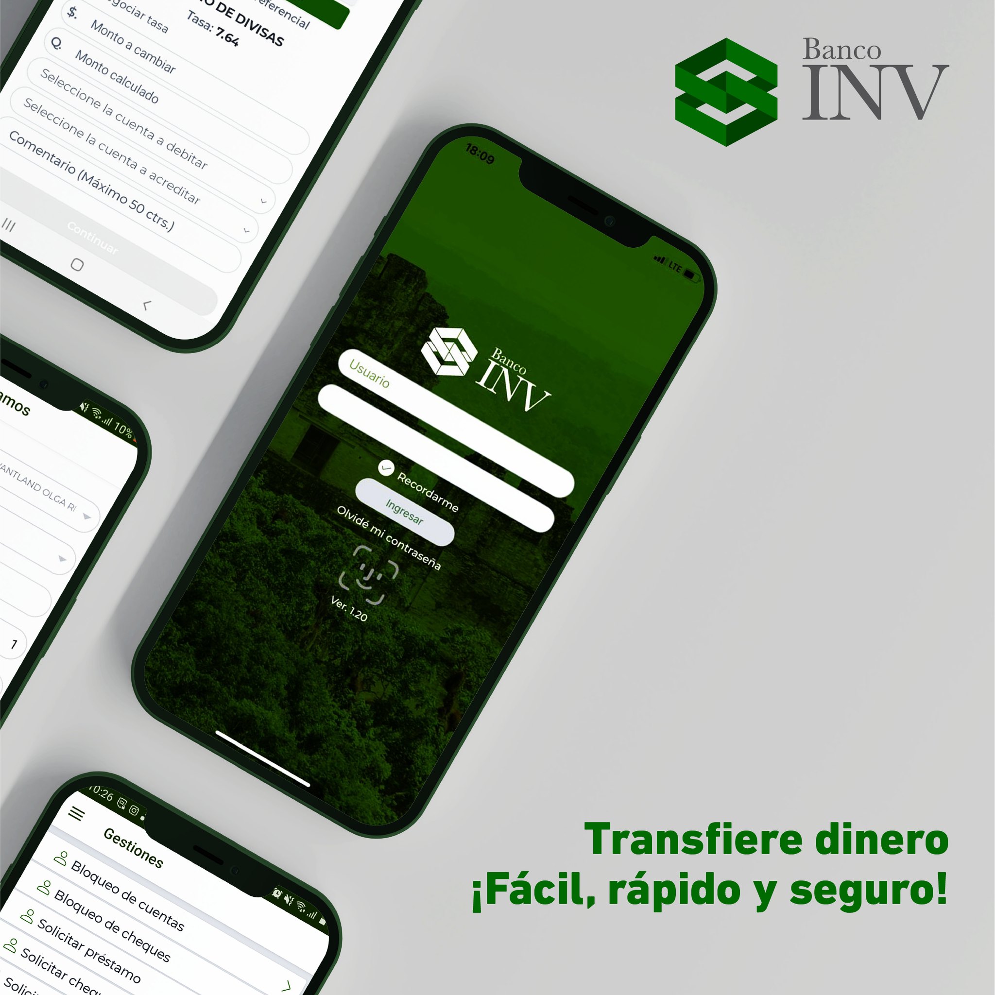 Banco INV - A través de nuestra app móvil, tus...