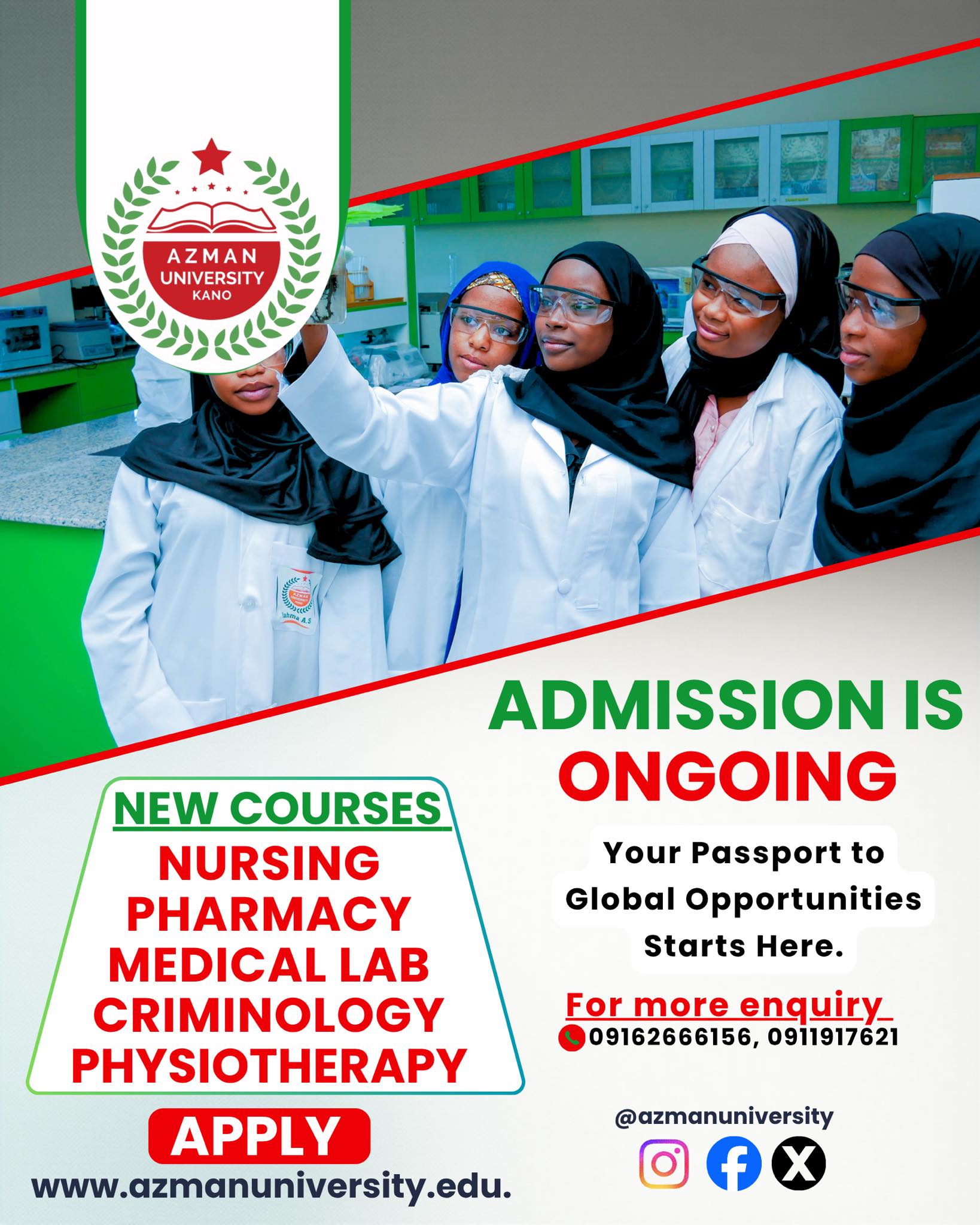 Azman - Admission is Now Open at Azman University, Kano! Join a ...