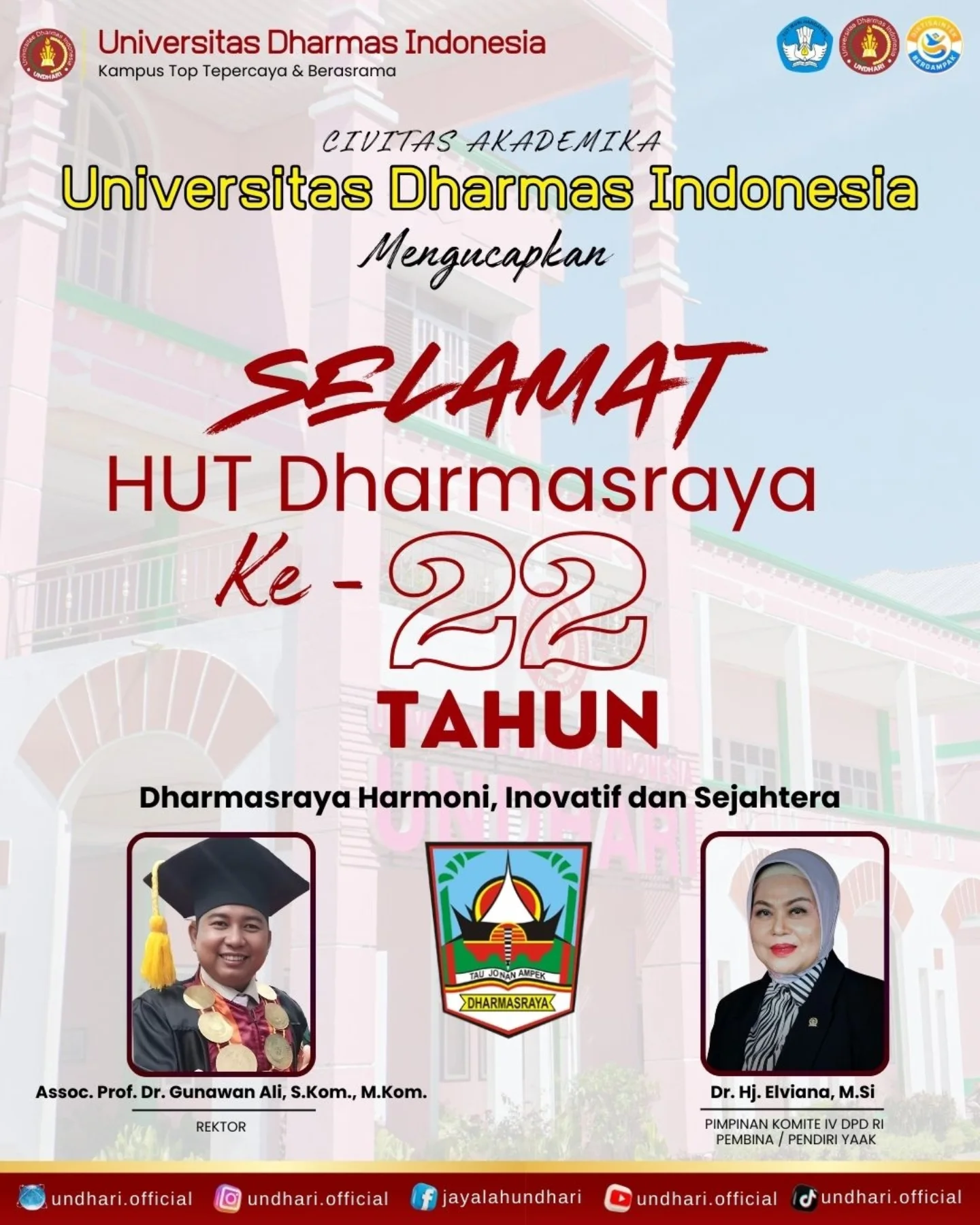 Universitas... - Universitas Dharmas Indonesia - Undhari