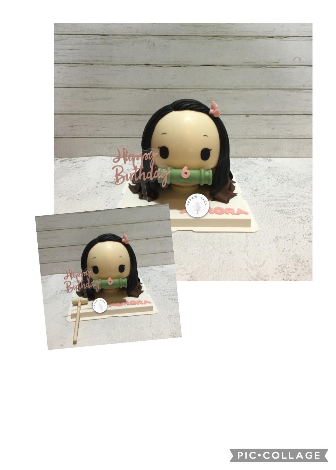 鮮奶油造型蛋糕 - 驚喜在內的彌豆子(敲敲... - Jemma decor cake