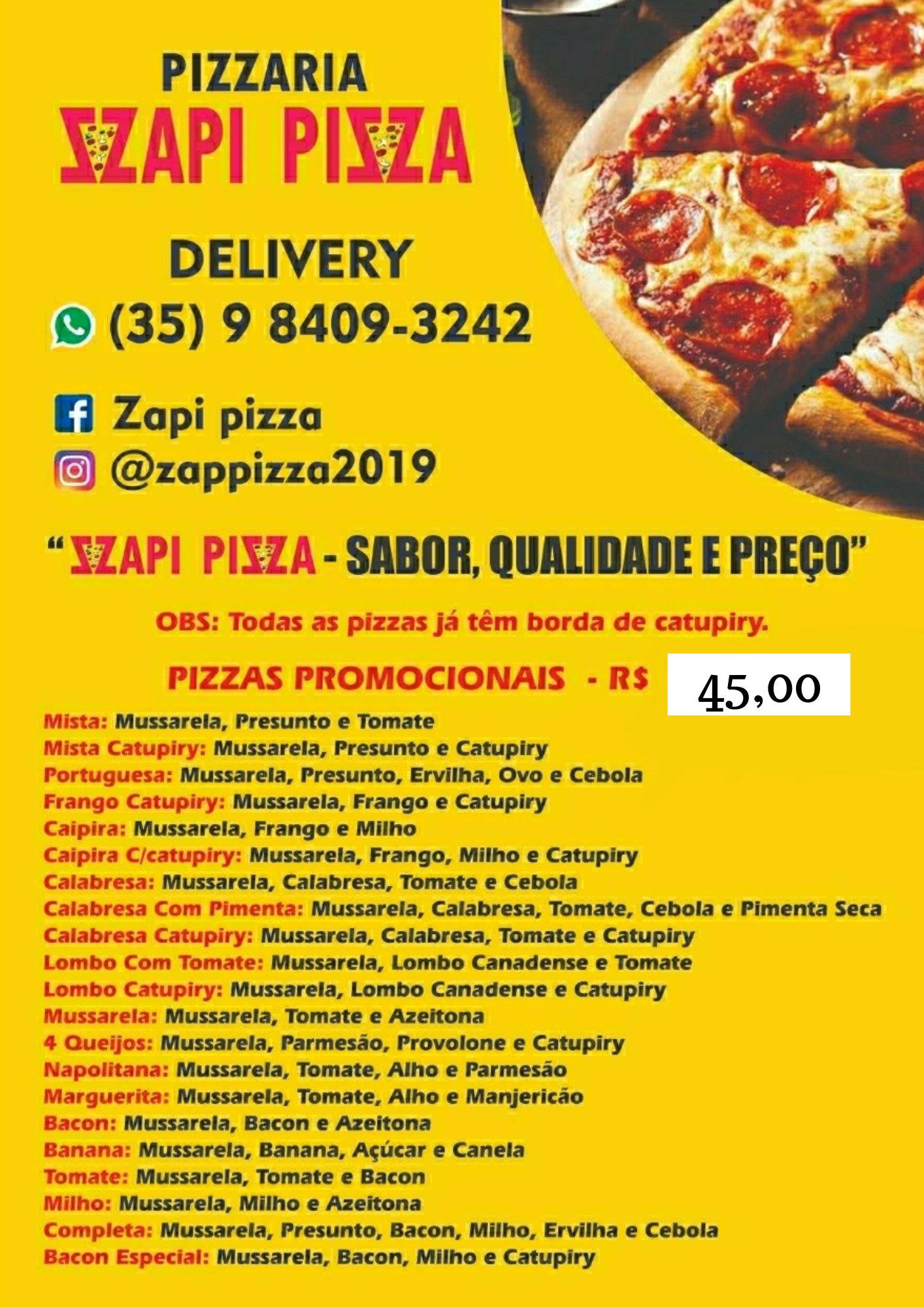 Zapi Pizza | Itajubá MG