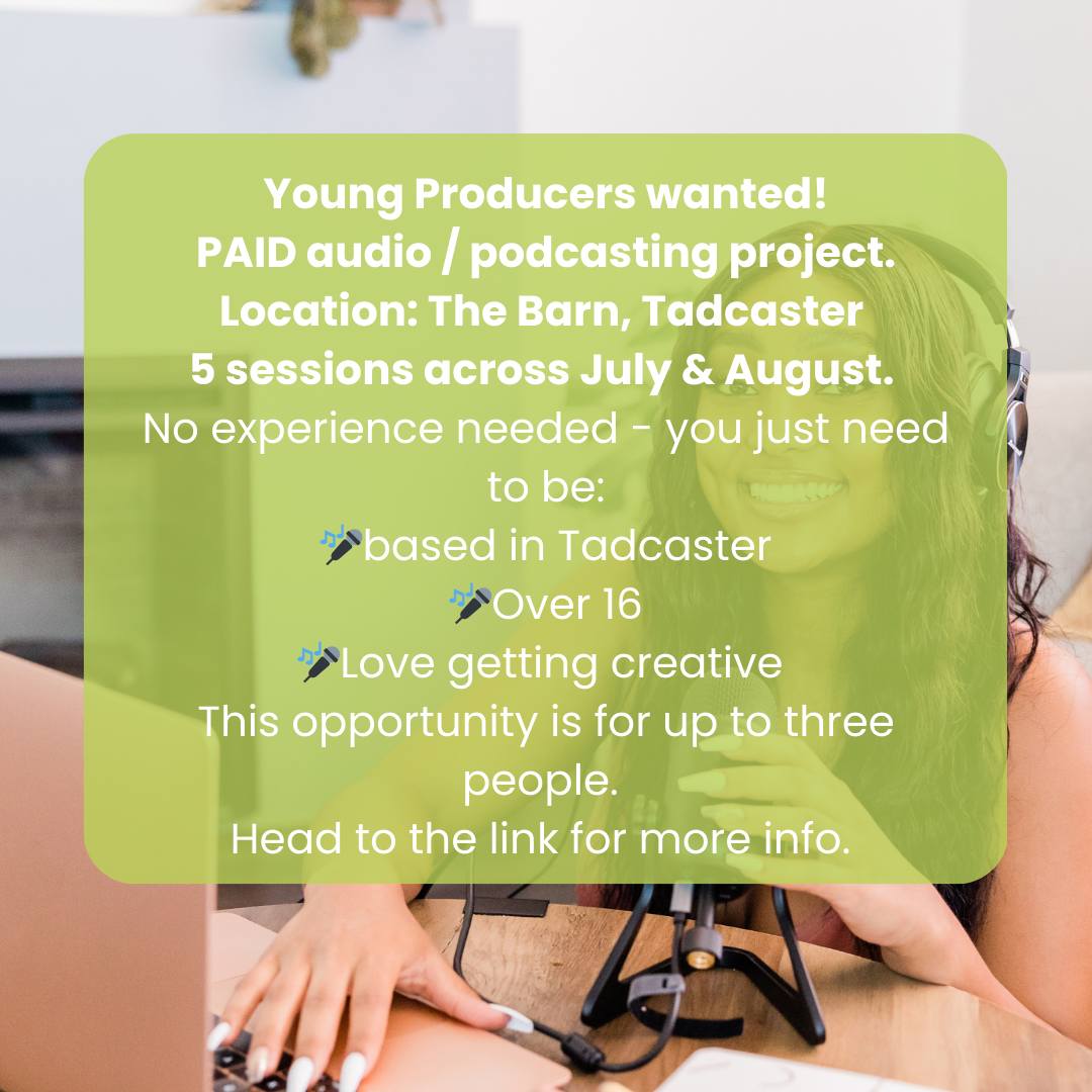A Young Producers Project is coming to... - Now Then Creative