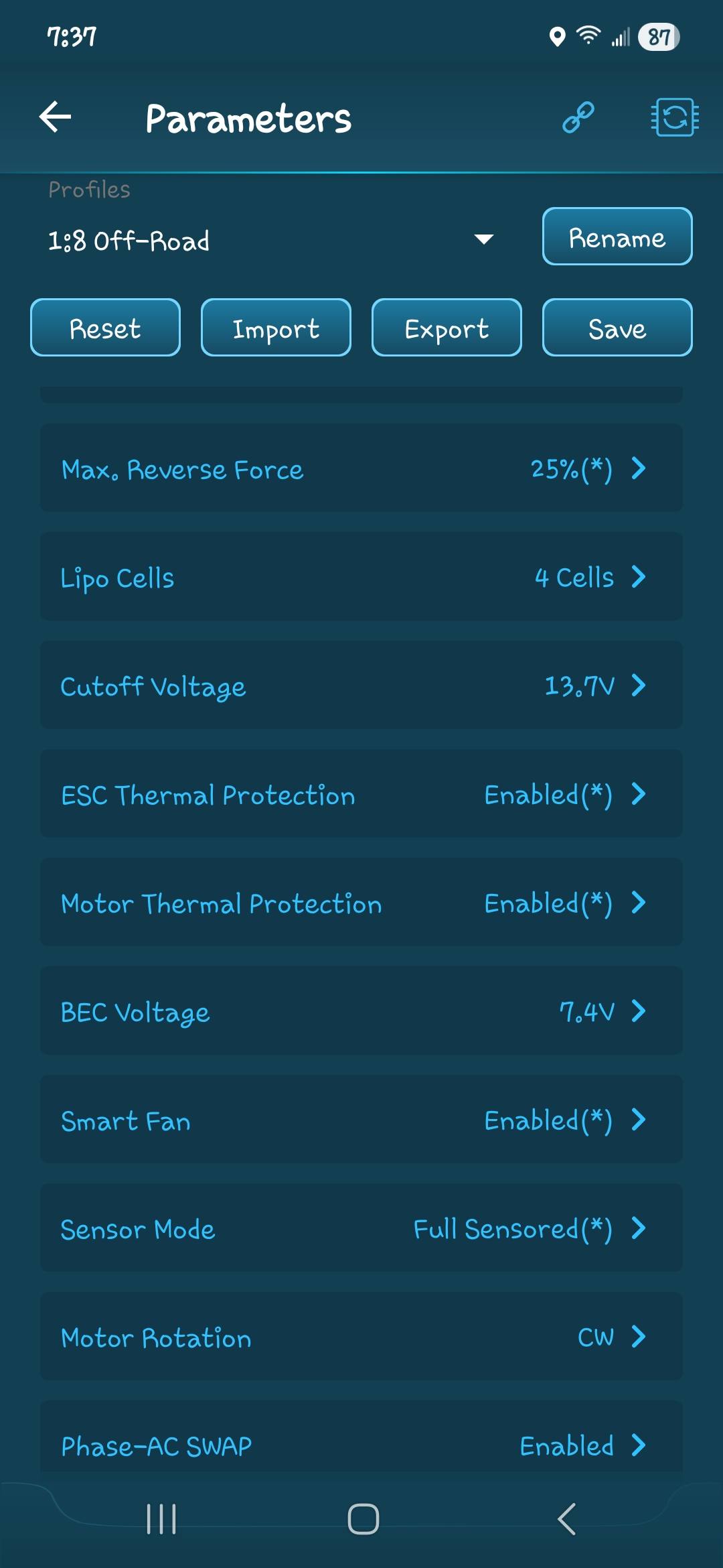 Horizon Exb 1100kv Build Details