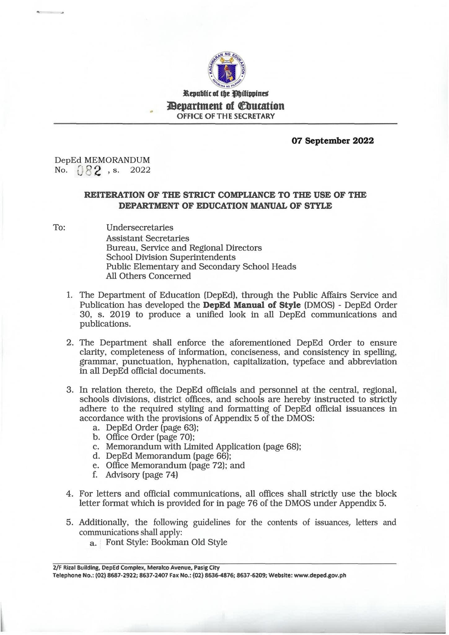 DepEd Tayo - The Department of Education issues DepEd...