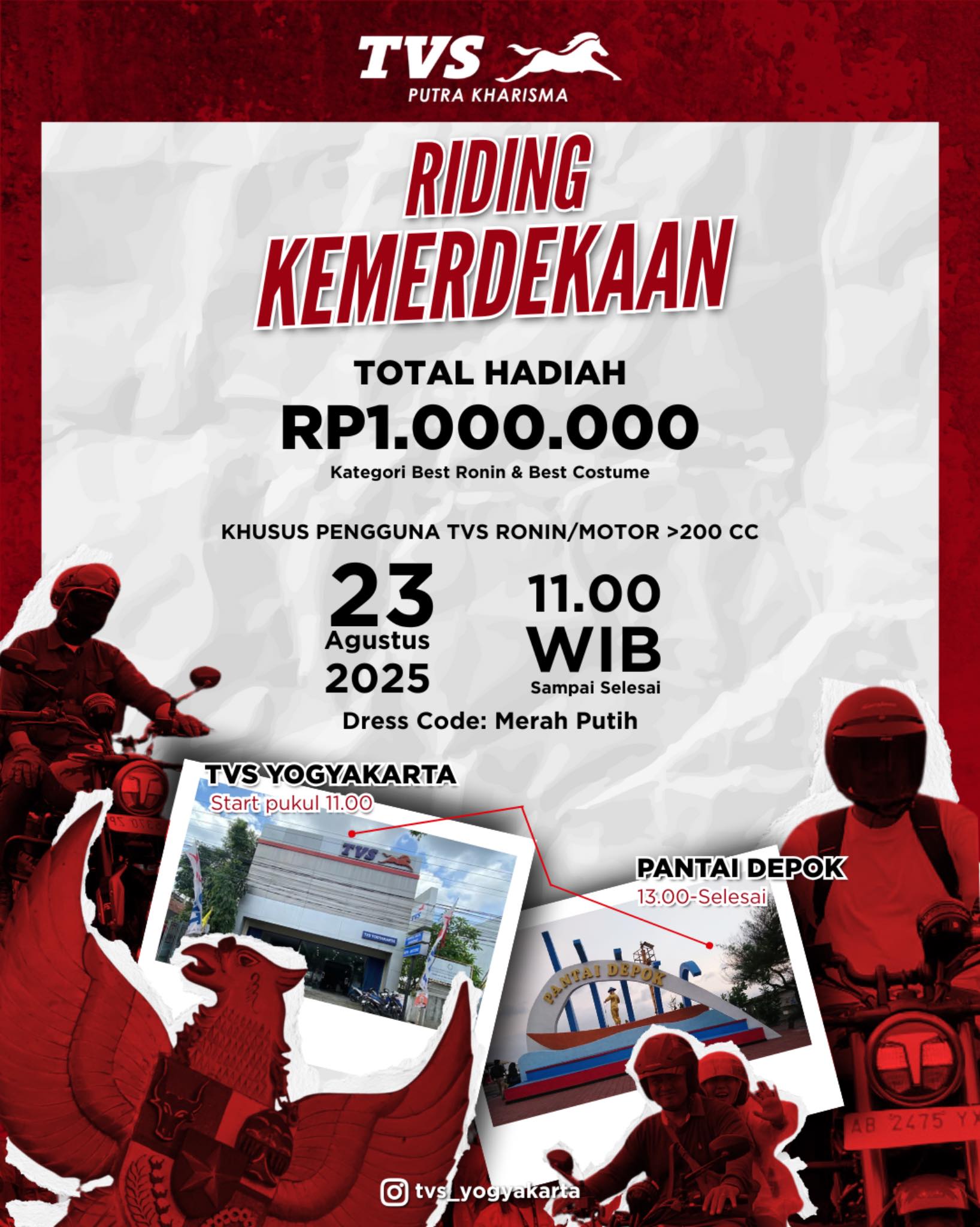 OWNER TVS RONIN 225 INDONESIA | Facebook