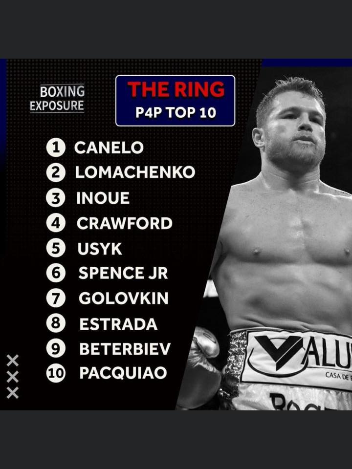 Def Boxing - The Ring magazine , 職業拳擊粉絲的聖經，幾日前公佈了最新的Top 10... | Facebook