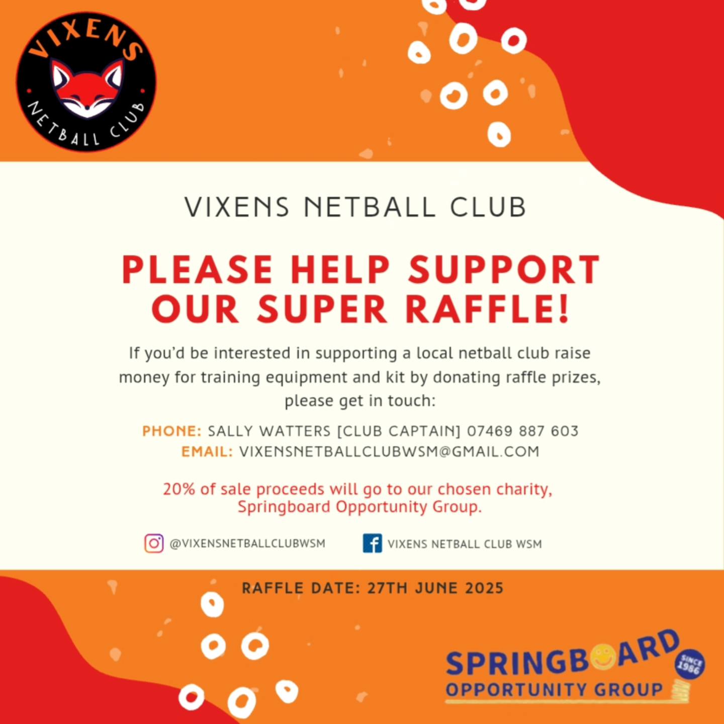 Delighted to be supported... - Springboard Opportunity Group | Facebook