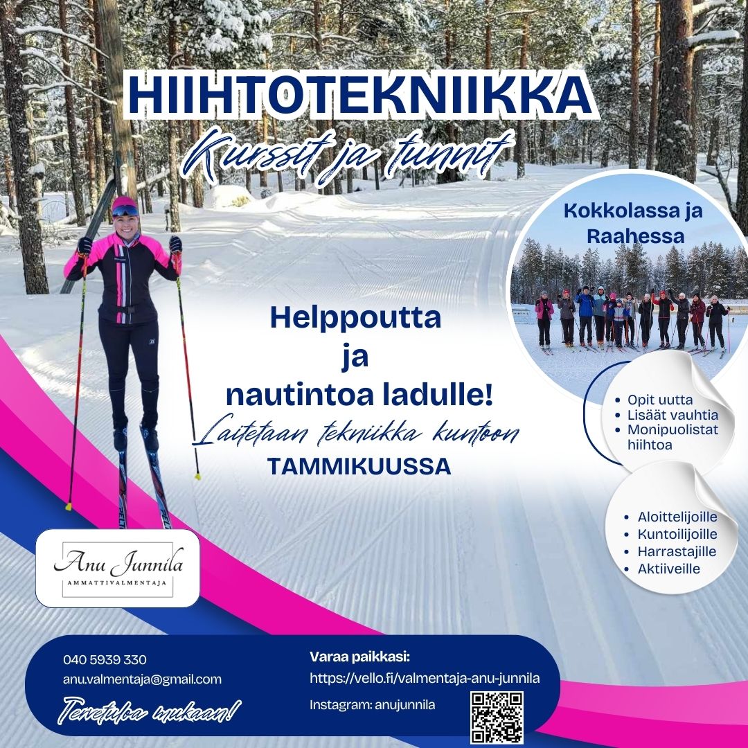 Valmentaja ja Koulutettu Hieroja Anu Junnila