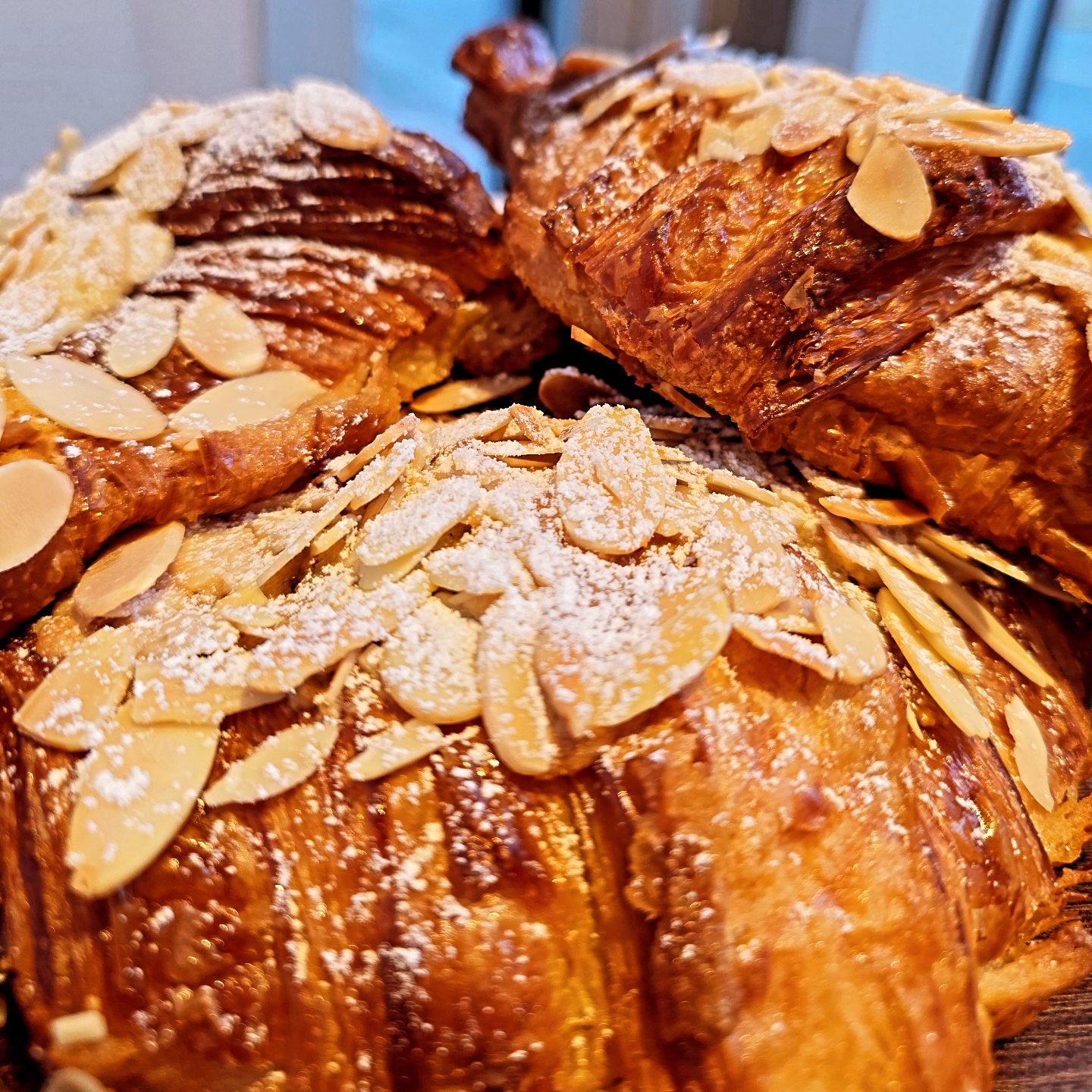 La - Golden, flaky, and unapologetically indulgent Our almond croissant ...