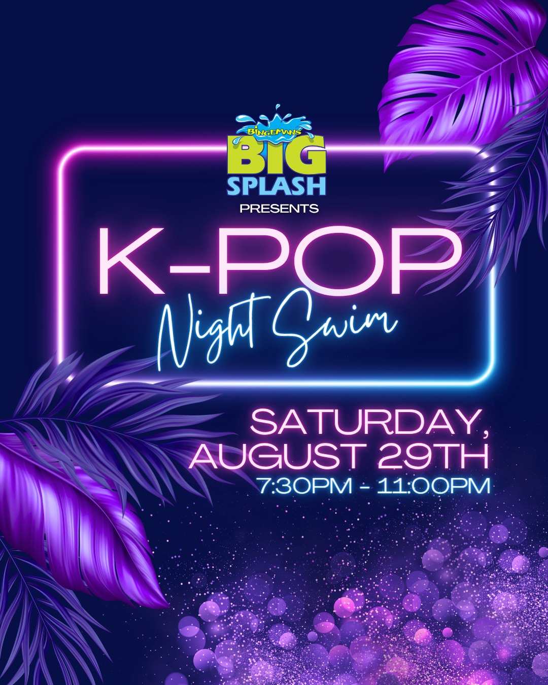 Join us Saturday, August 29th, 2026 from 7:30PM–11PM for K-POP