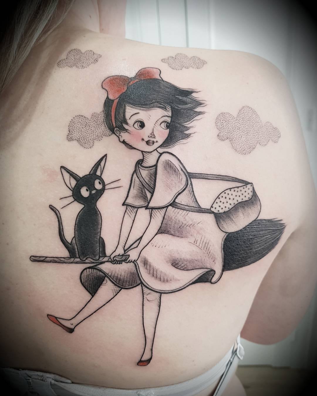 Tatouage Kiki La Petite Sorciere